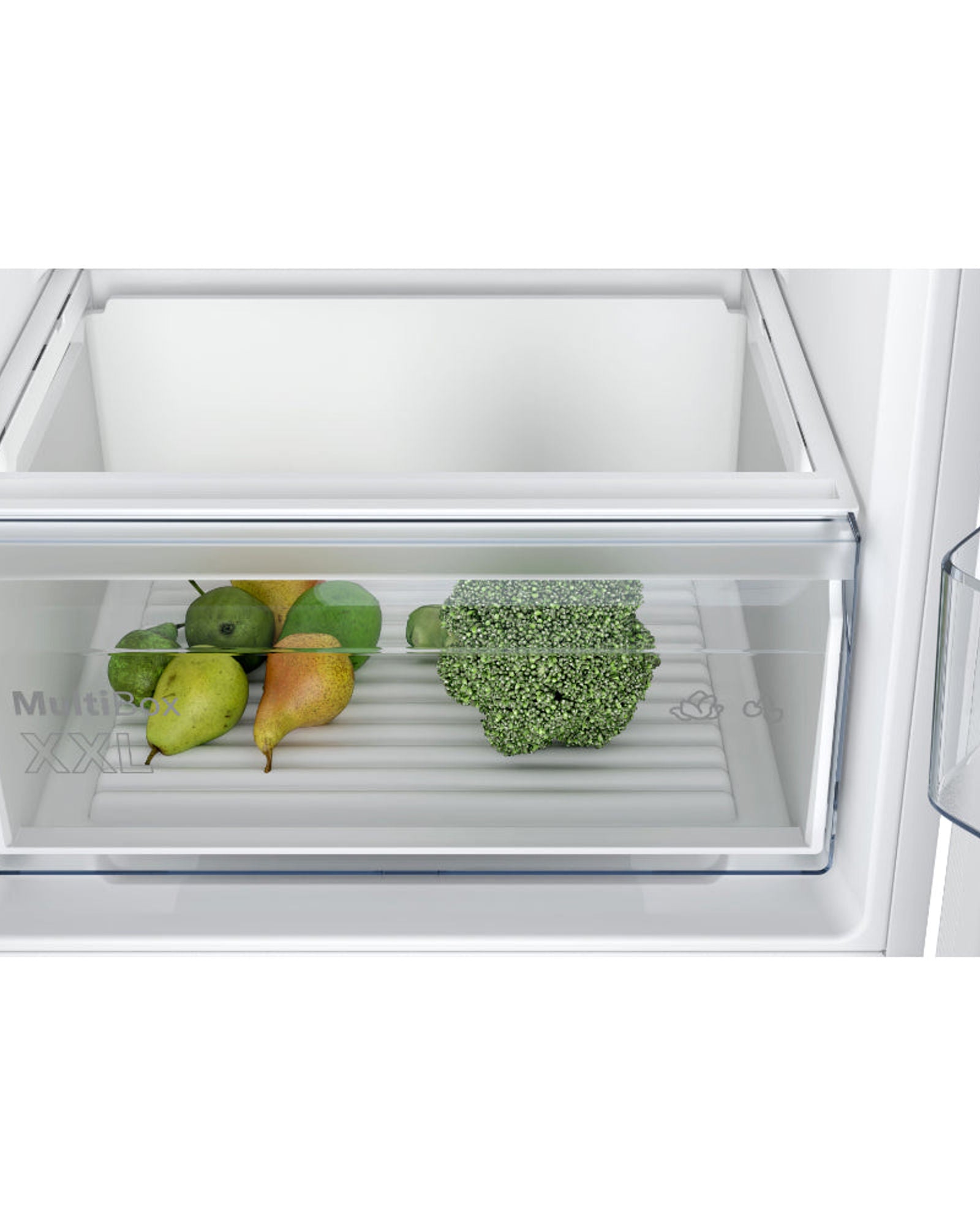Bosch Series 2 Built-In Fridge-Freezer Refrigerator with Freezer at Bottom 177.2x54.1cm