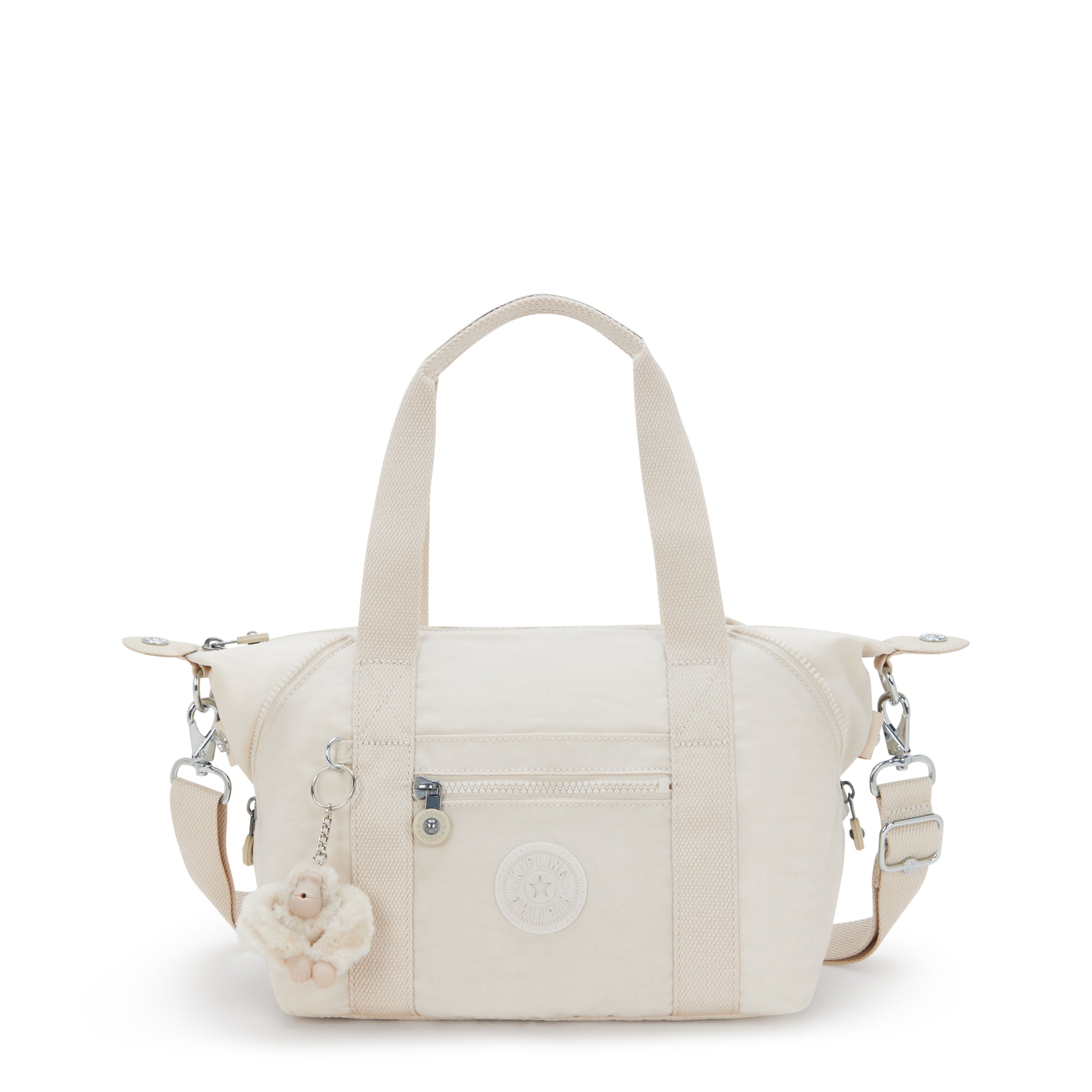 KIPLING Small handbag (with removable shoulderstrap) Female Hideaway Beige Art Mini 01327-7JR