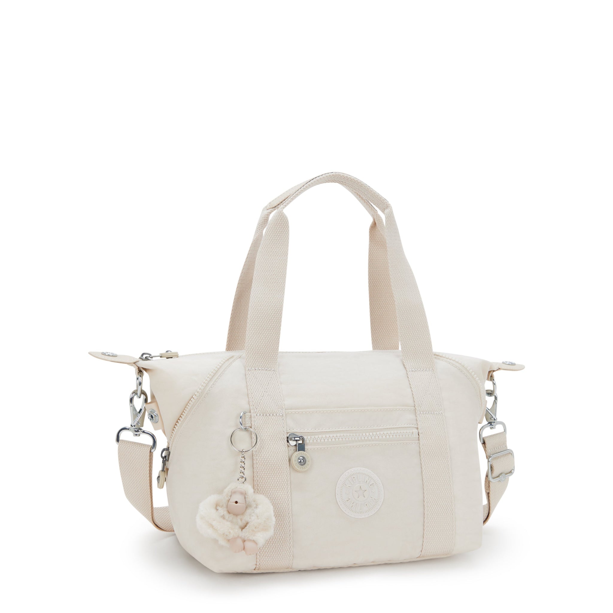Kipling Art Mini Hideaway Beige Shoulder Bag 01327-7JR