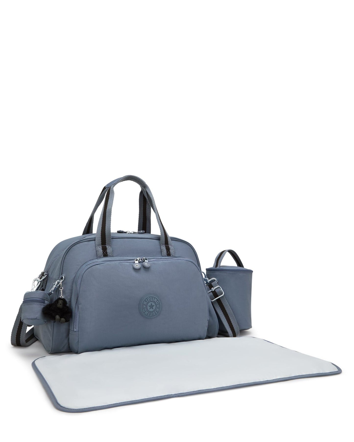 Kipling Camama Blue Stone Large baby bag (with changing mat) 10153-6FB