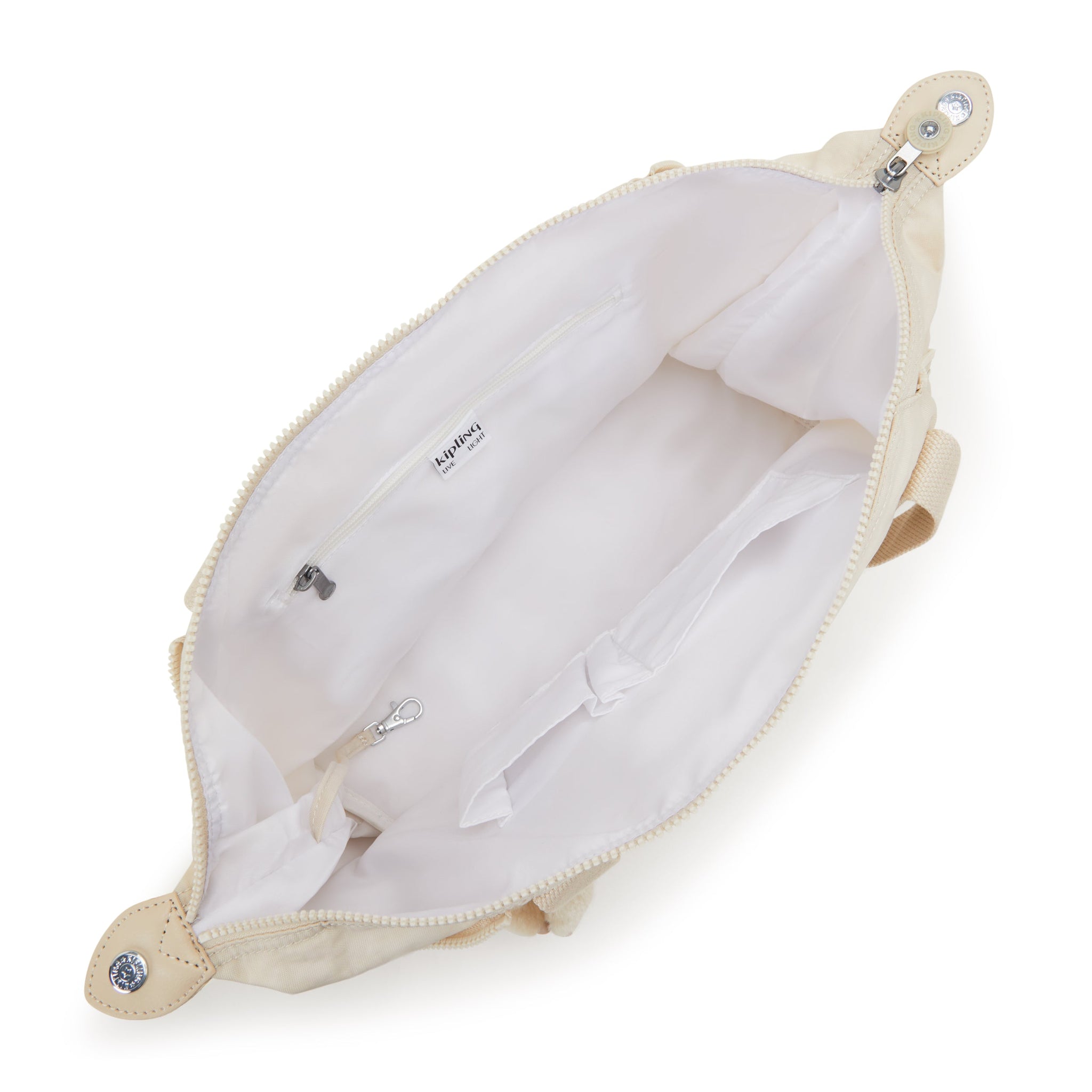 Kipling Art Hideaway Beige Tote Bag 10619-7JR