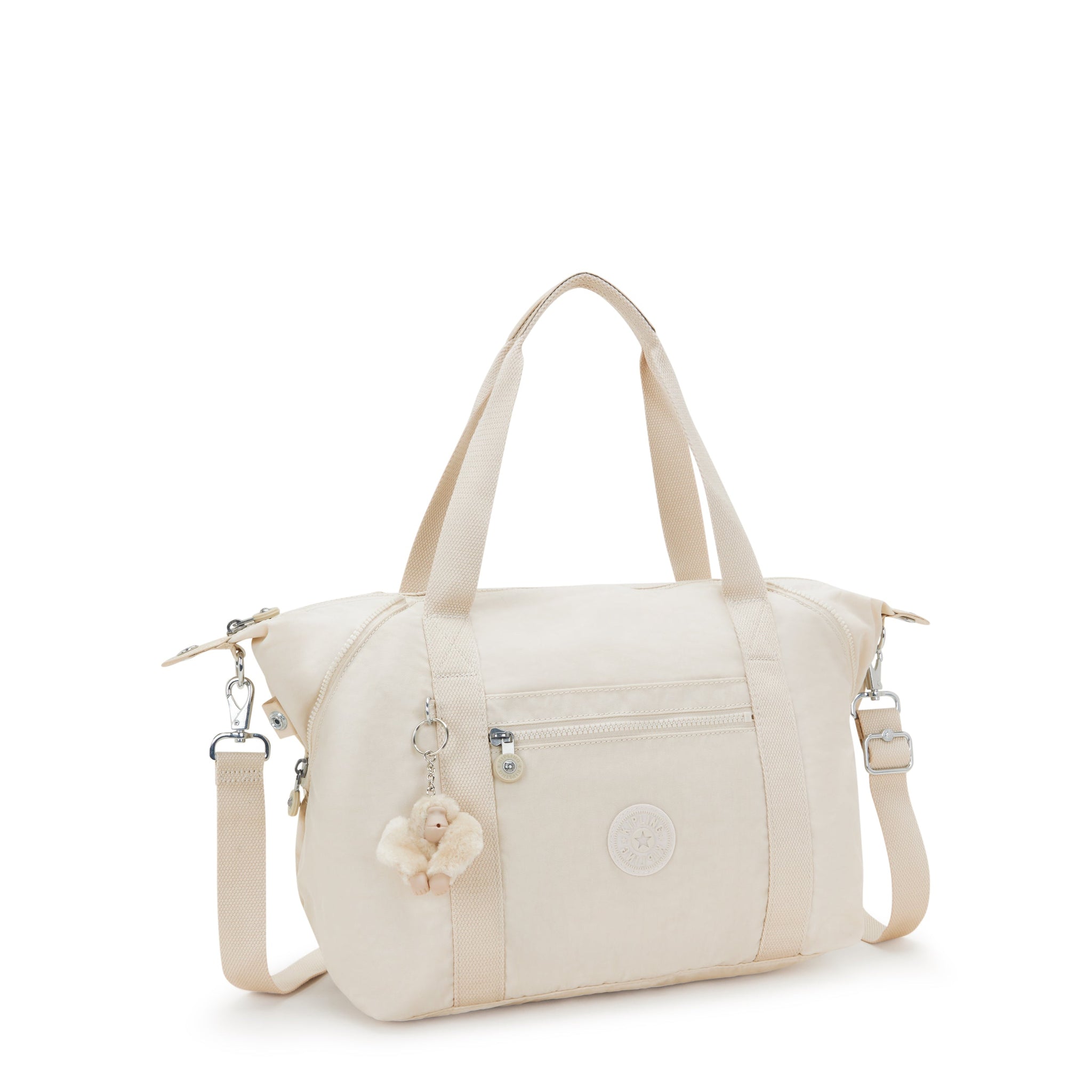 Kipling Art Hideaway Beige Tote Bag 10619-7JR