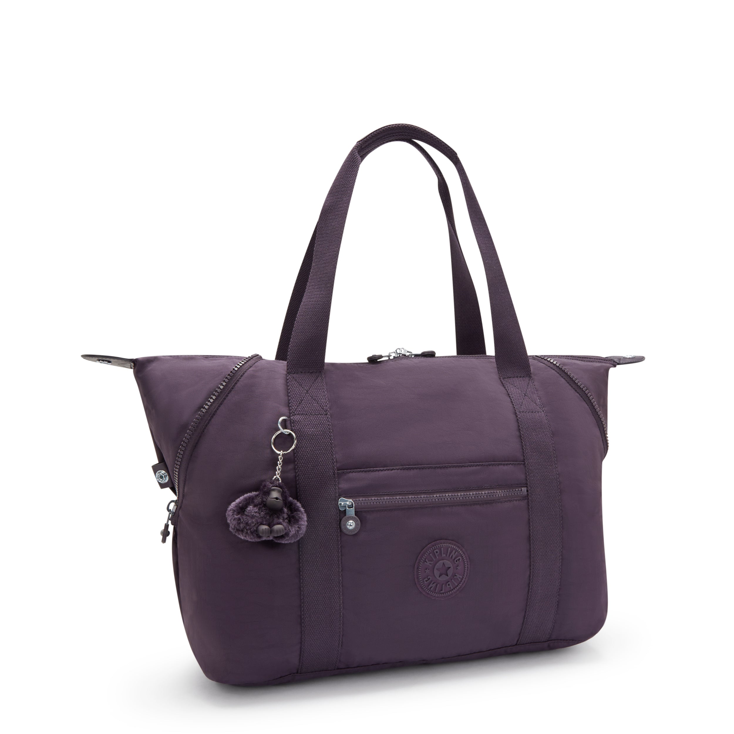 Kipling Art M Ultimate Plum Tote Bag 13405-67U