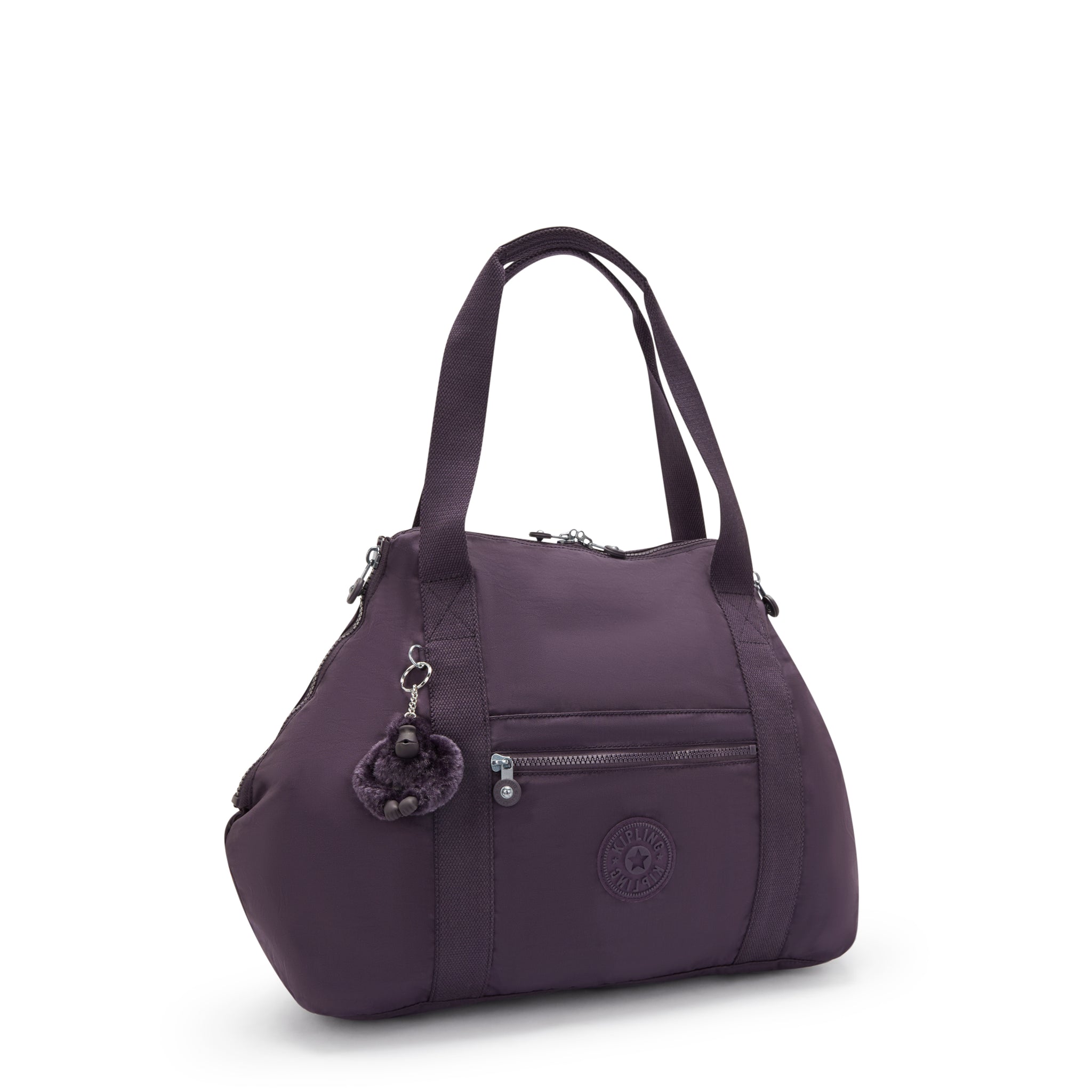 Kipling Art M Ultimate Plum Tote Bag 13405-67U