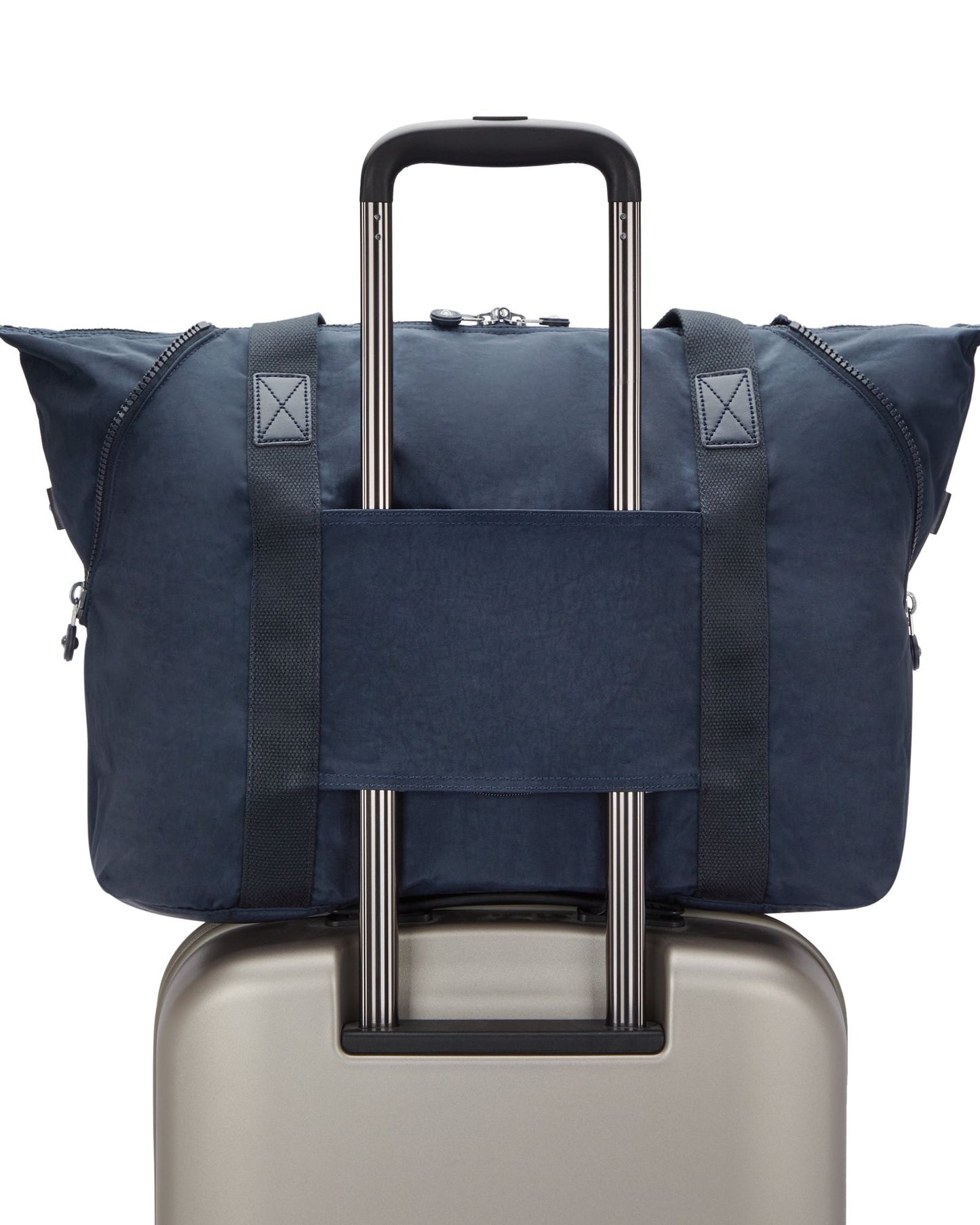 Kipling Art M Blue Bleu 2 Large Tote Bag C213405-96V