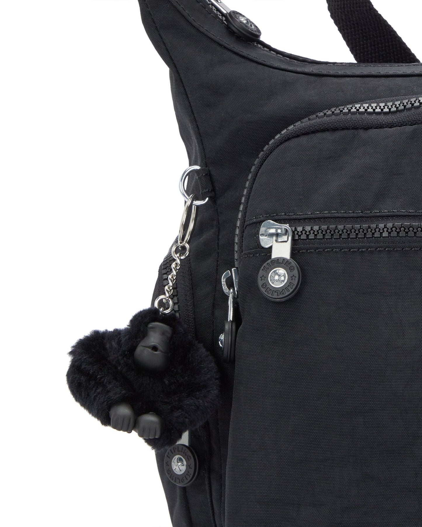 Kipling Gabbie Black Noir Medium Crossbody Bag C215255-P39