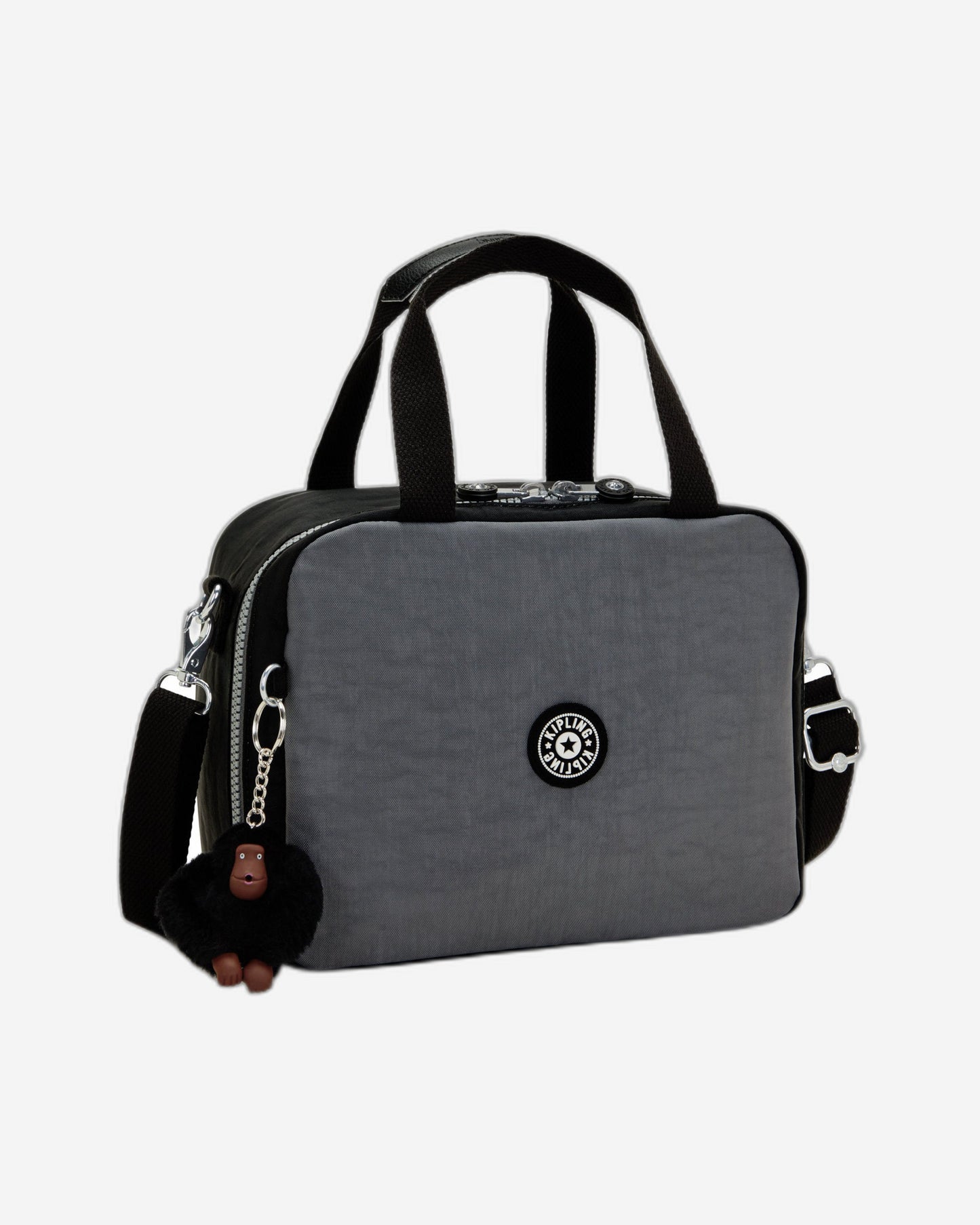 KIPLING Miyo Space Black Bl Large lunchbag (with trolley sleeve) 15381-2GX