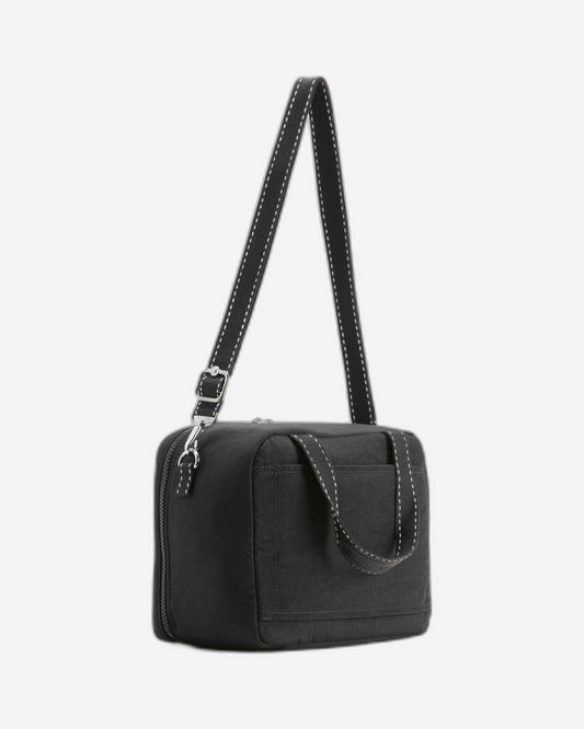 Kipling Miyo True Black Large Lunch Bag with Trolley Sleeve C215381-J99