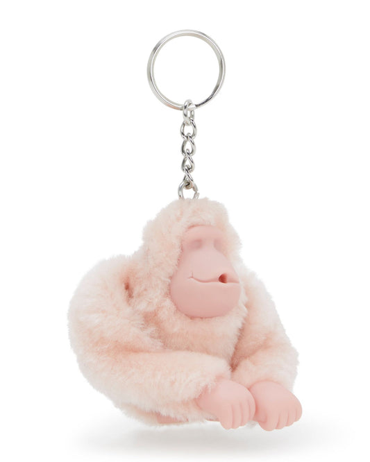 Kipling Monkeyclip M Pink Shine Medium Monkey Keyhanger 16479-3DZ