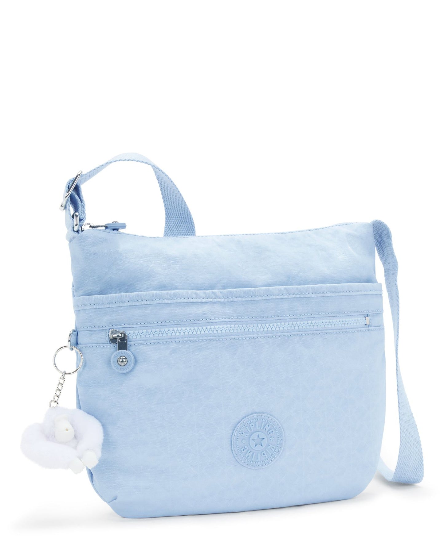 Kipling Arto Cloudy Sky Blue Medium Crossbody 19911-2DS