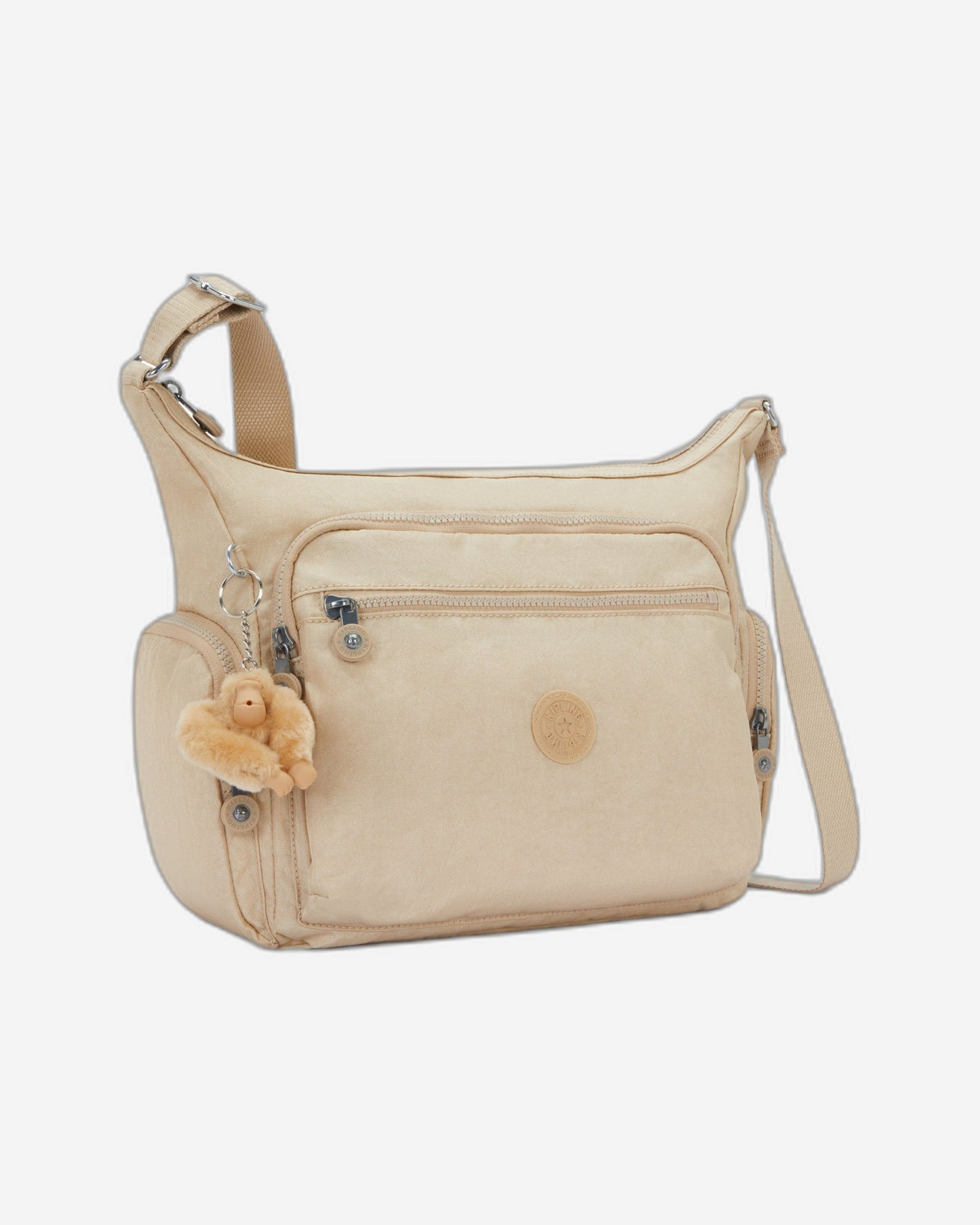 Kipling Gabbie Sparkled Beige Large crossbody 22621-5DV