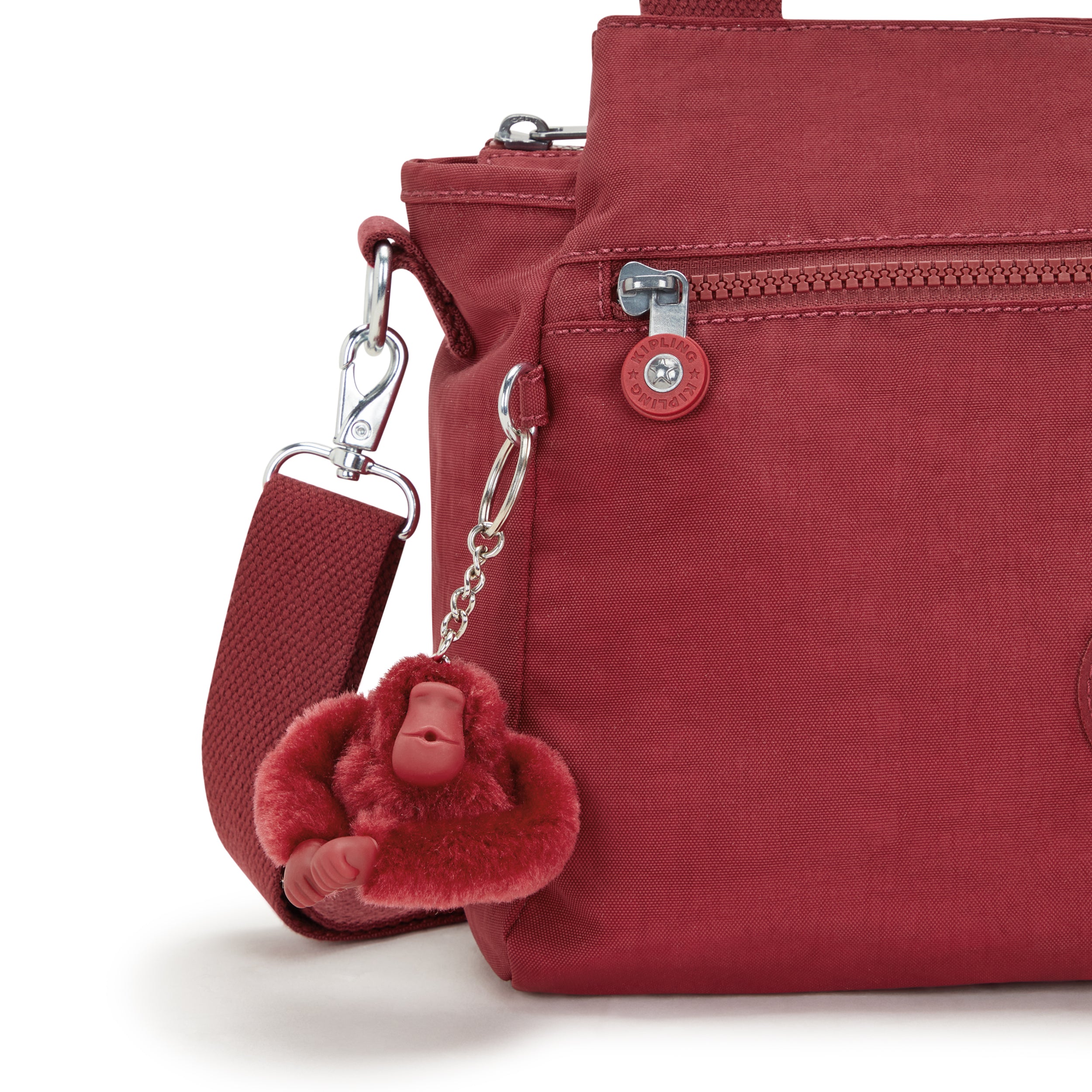 Kipling Elysia Funky Red Shoulder Bag 43791-4SS