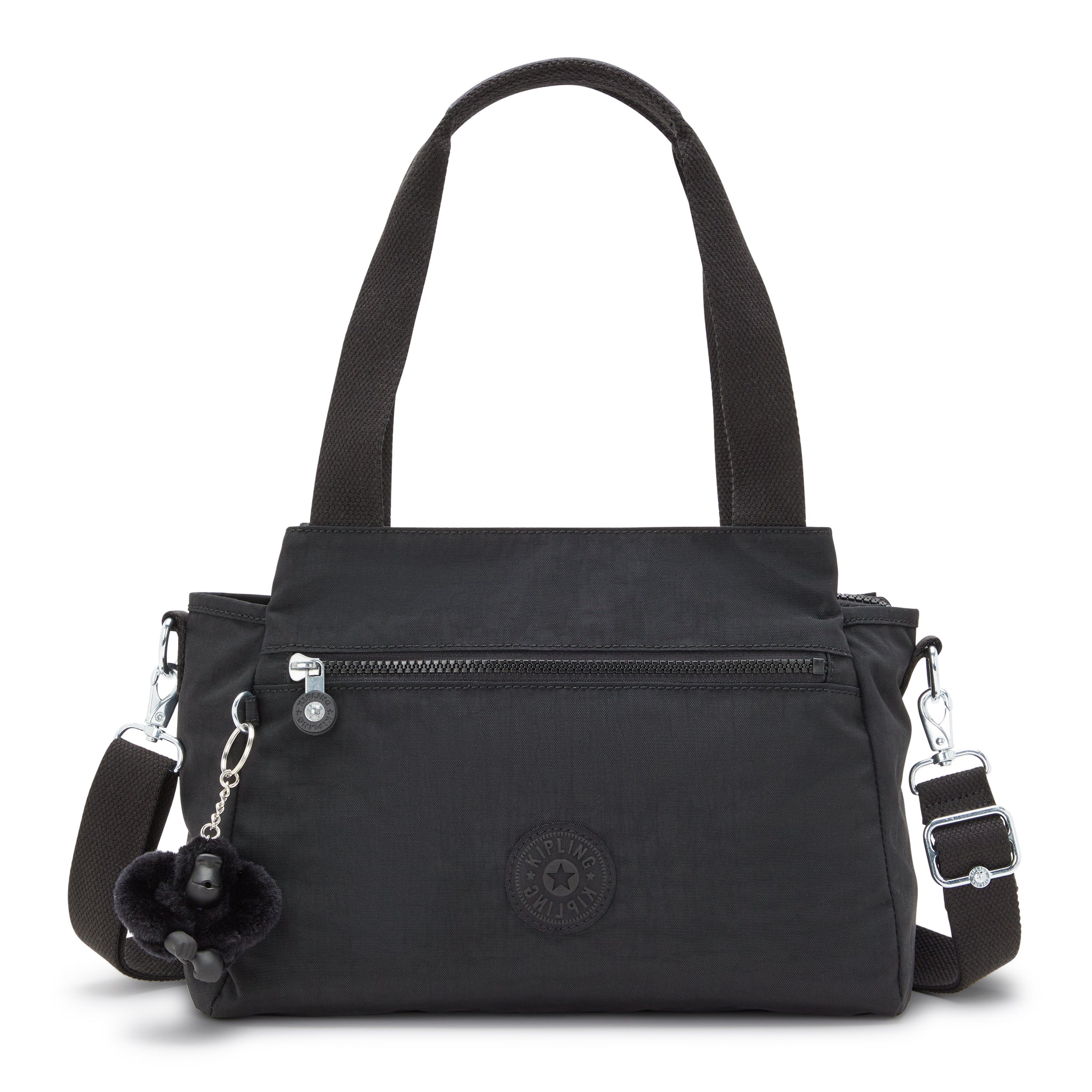 Kipling Elysia Black Noir Medium Shoulder Bag C243791-P39