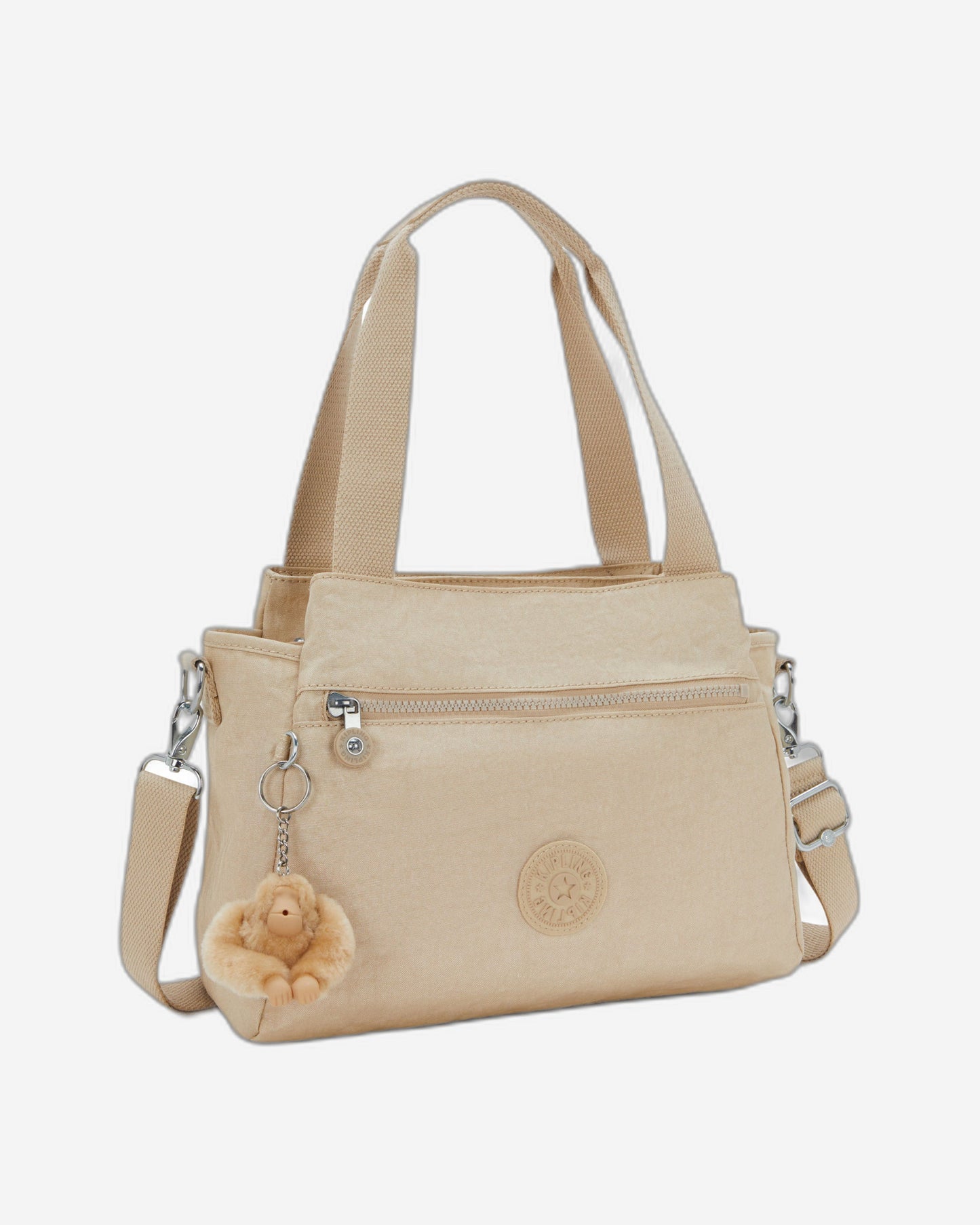 Kipling Elysia Sparkled Beige Medium shoulderbag (with removable shoulderstrap) 43793-5DV