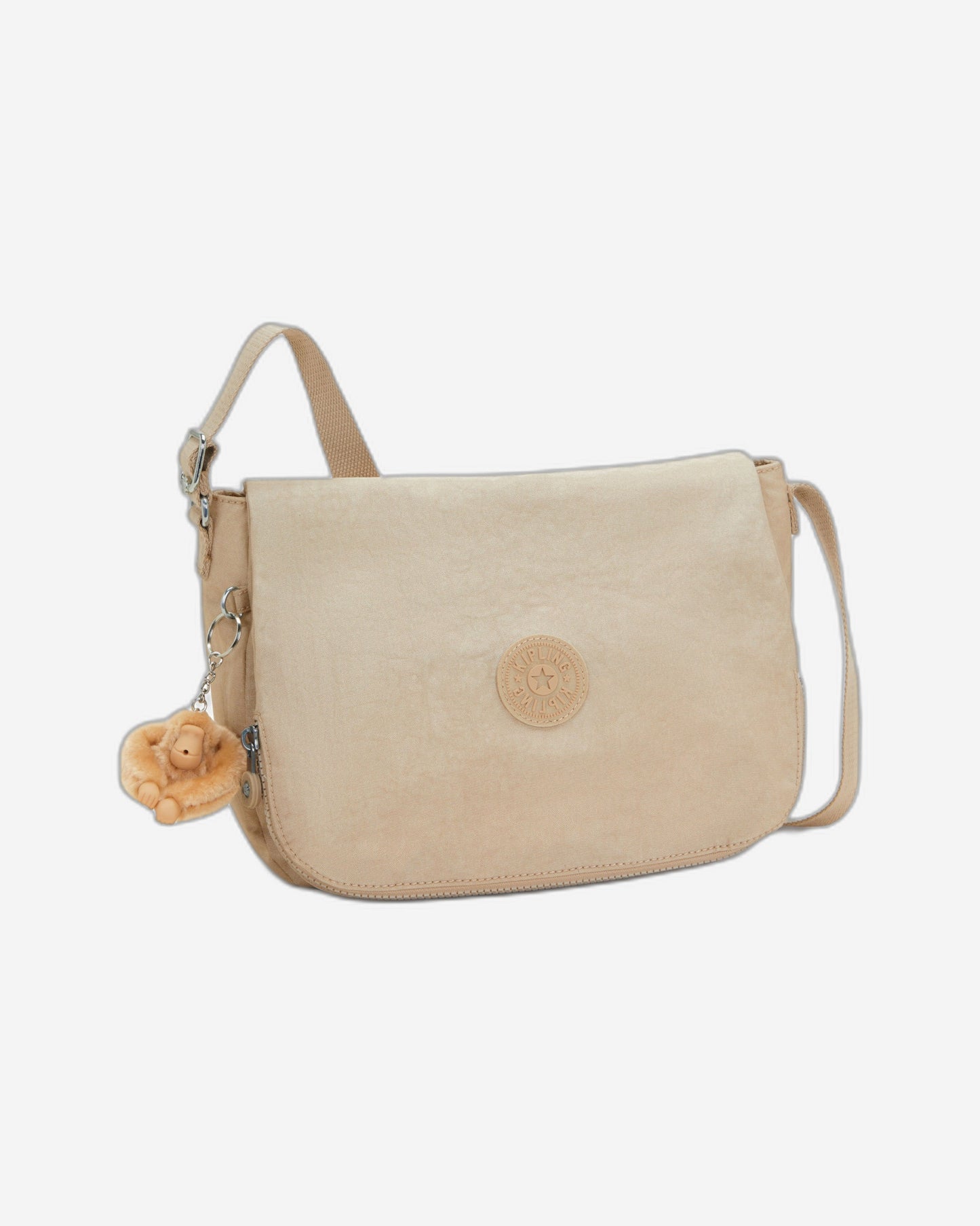 Kipling Earthbeat M Sparkled Beige Medium crossbody I2506-5DV
