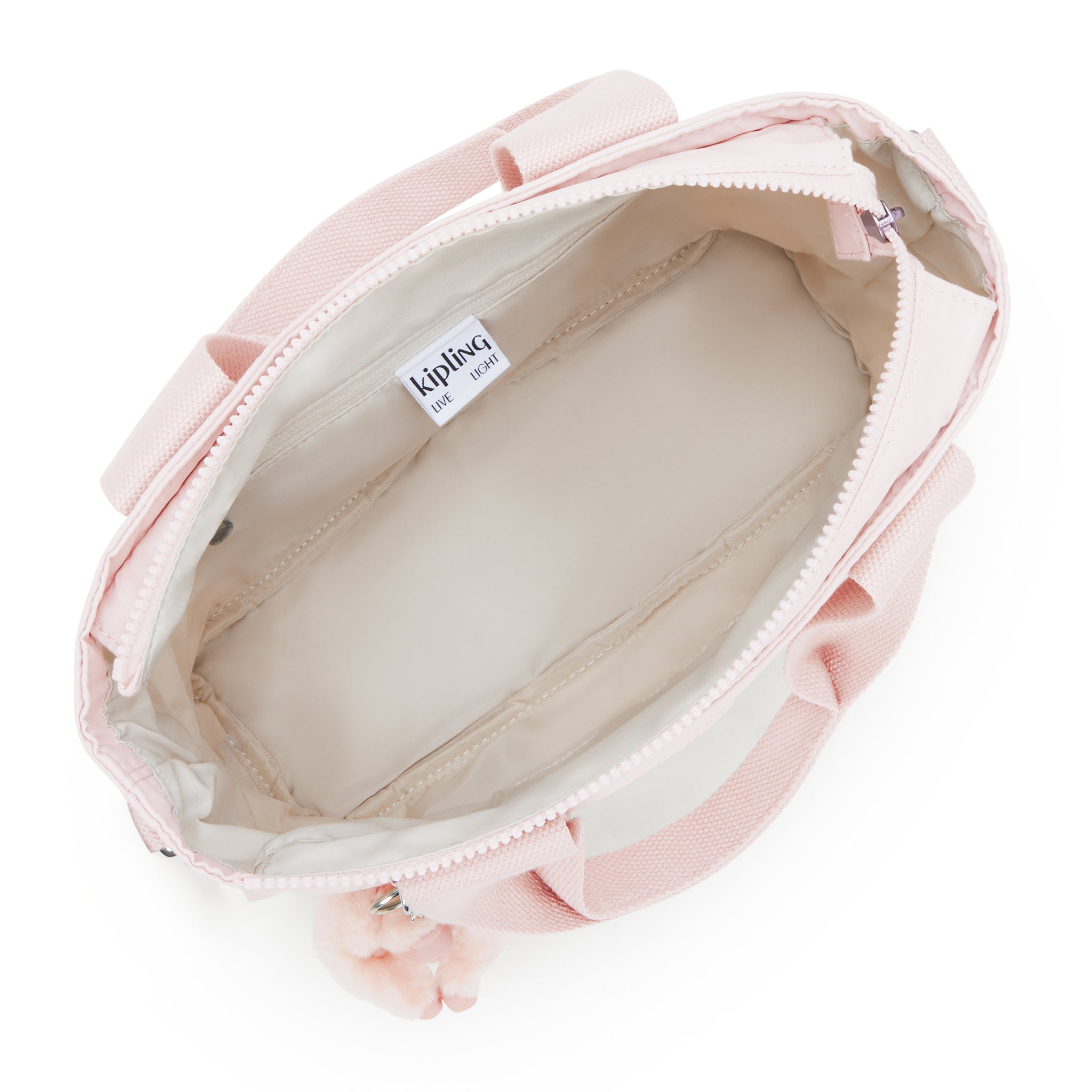 Kipling Minta M Pink Shine Tote Bag I2923-3DZ