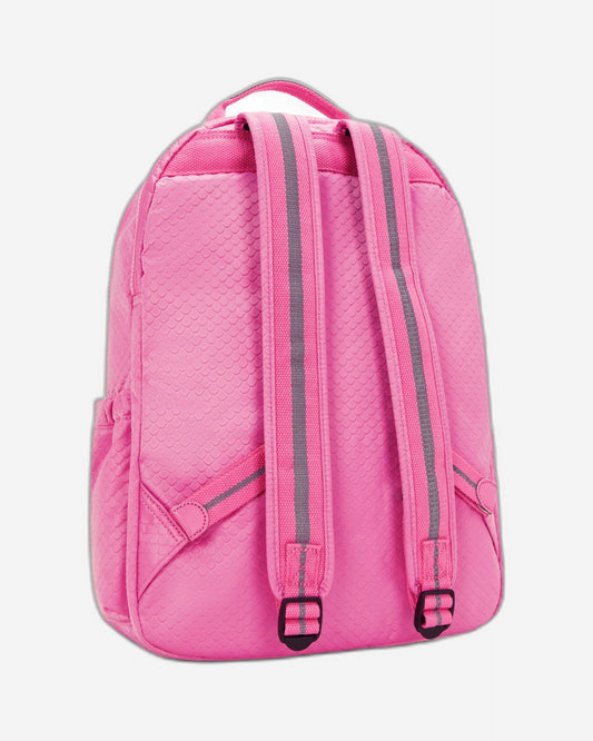 Kipling Seoul Lap Pink Mermaid Em Large Backpack with Laptop Compartment I2932-56J
