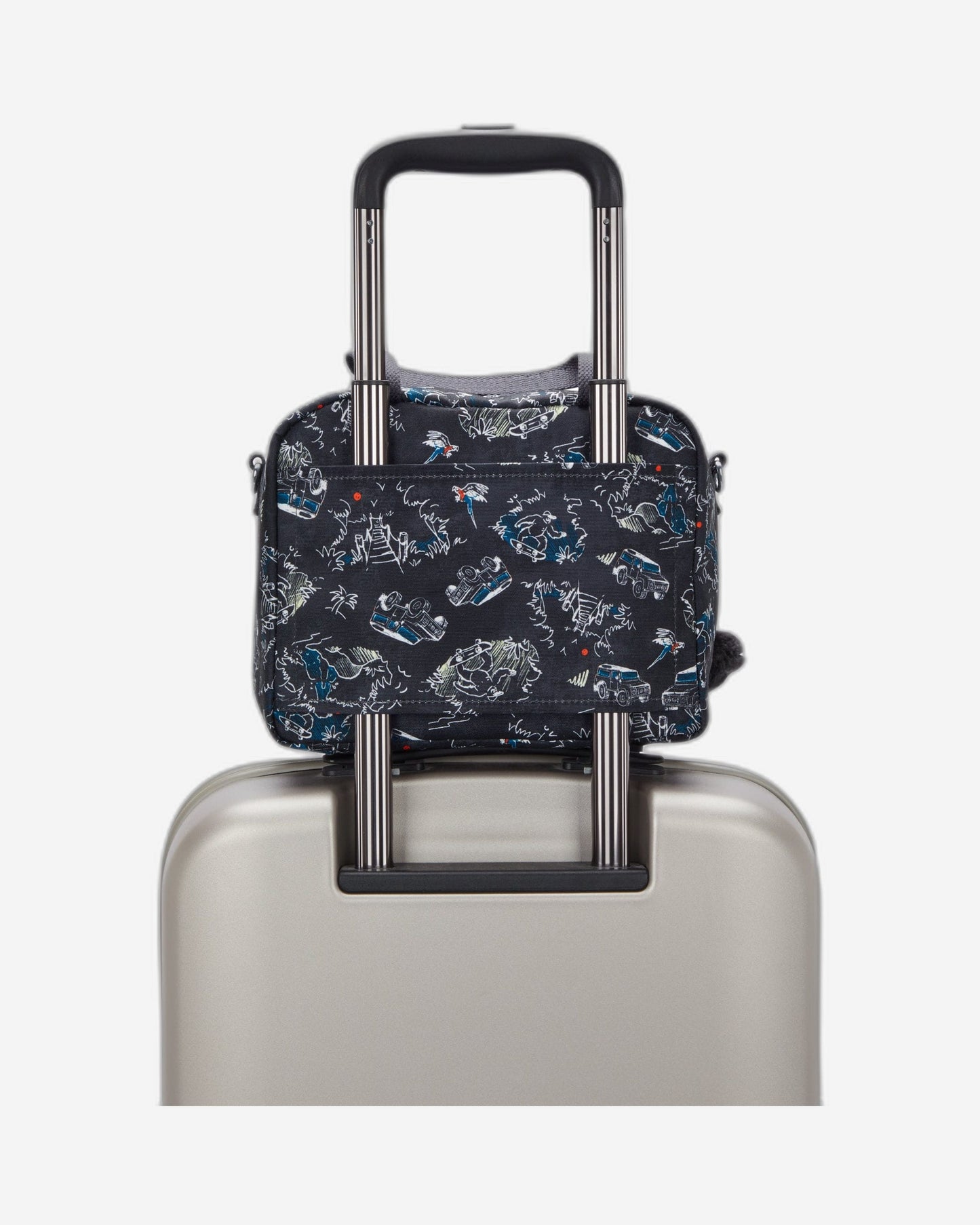 Kipling Miyo Jungle Fun Race Large Lunch Bag with Trolley Sleeve C2I2989-TJ3
