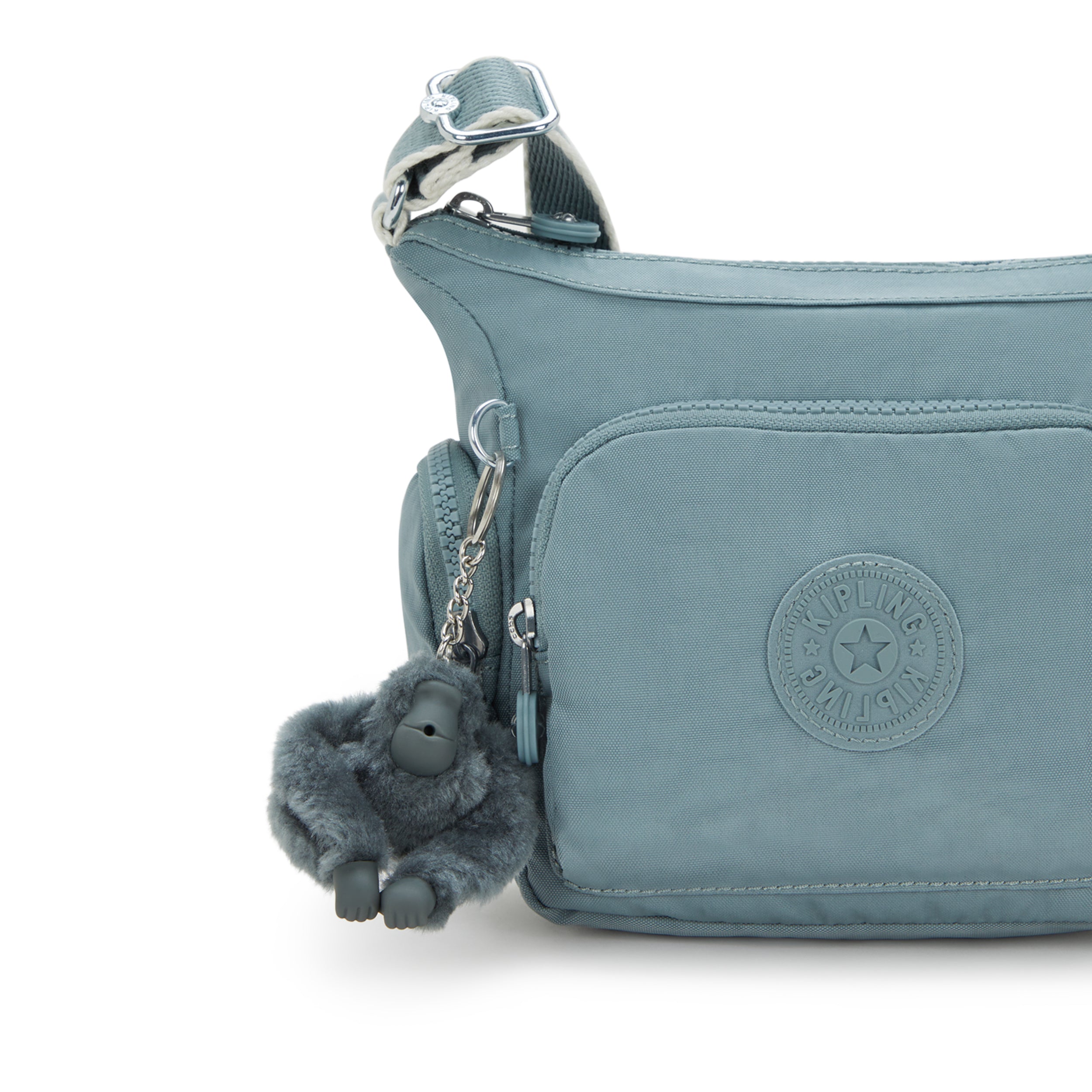 Kipling Gabbie Mini Relaxed Grey Crossbody Bag I3057-3NL