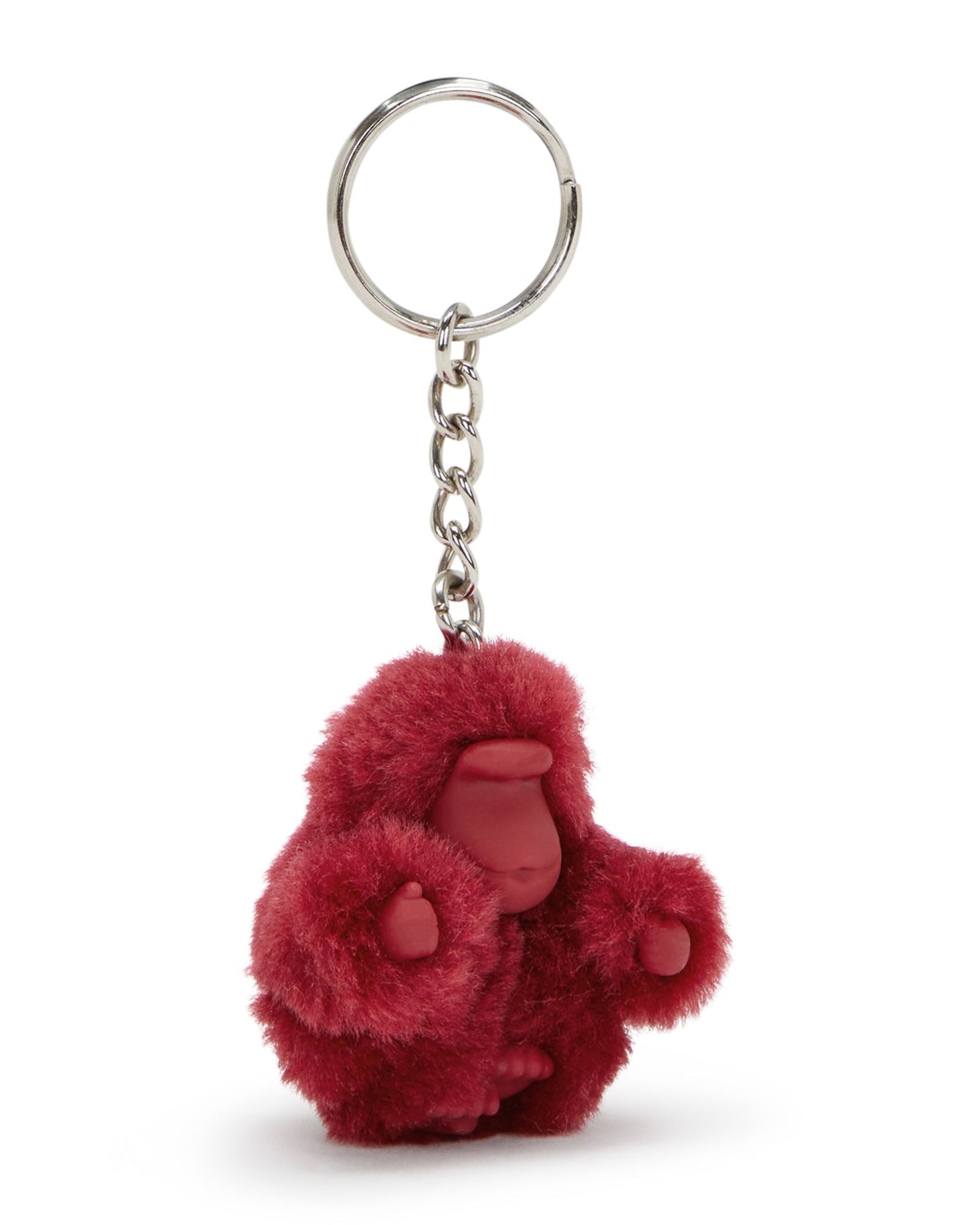 حامل مفاتيح كيبلينج مونك كليب متوسط الحجم أحمر أنيق على شكل قرد K1647-94S