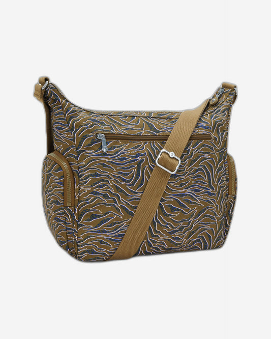 Kipling Gabbie Undersea Leaves Large Crossbody Bag I3186-1PR