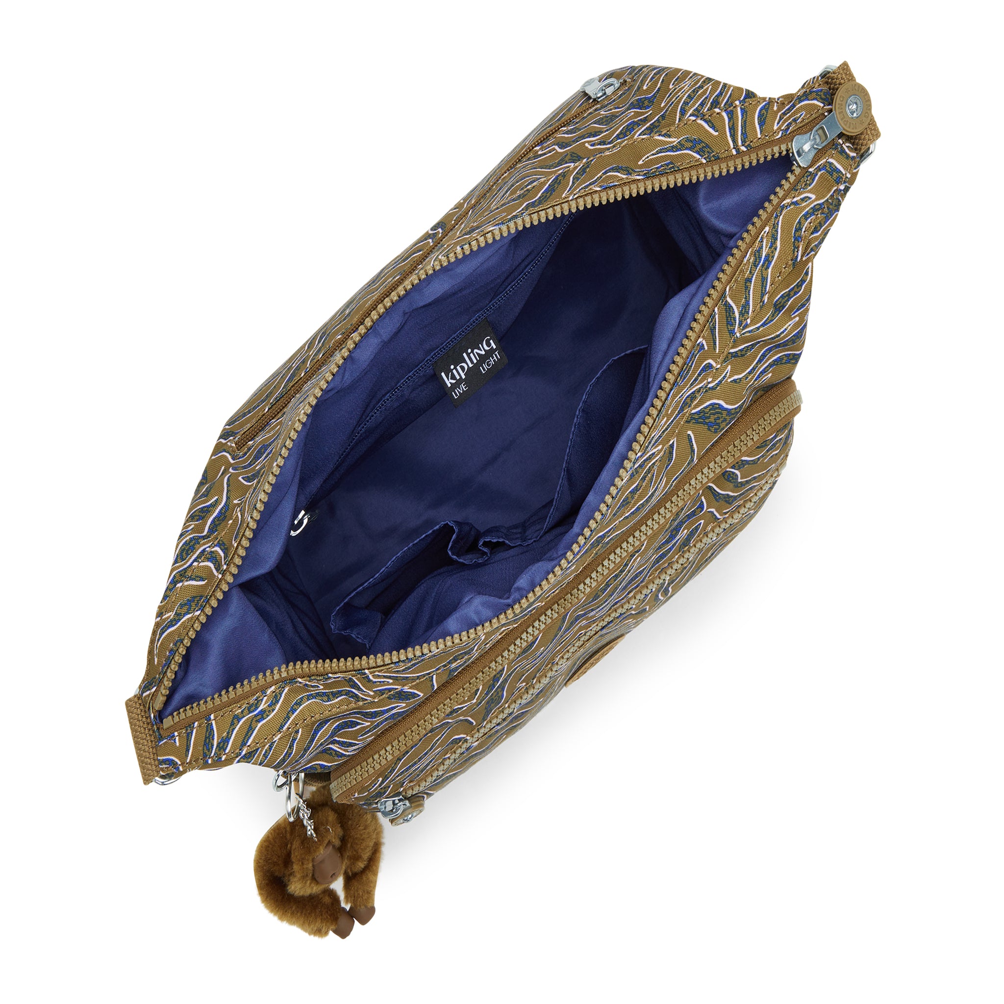 Kipling Gabbie Undersea Leaves Crossbody Bag I3186-1PR