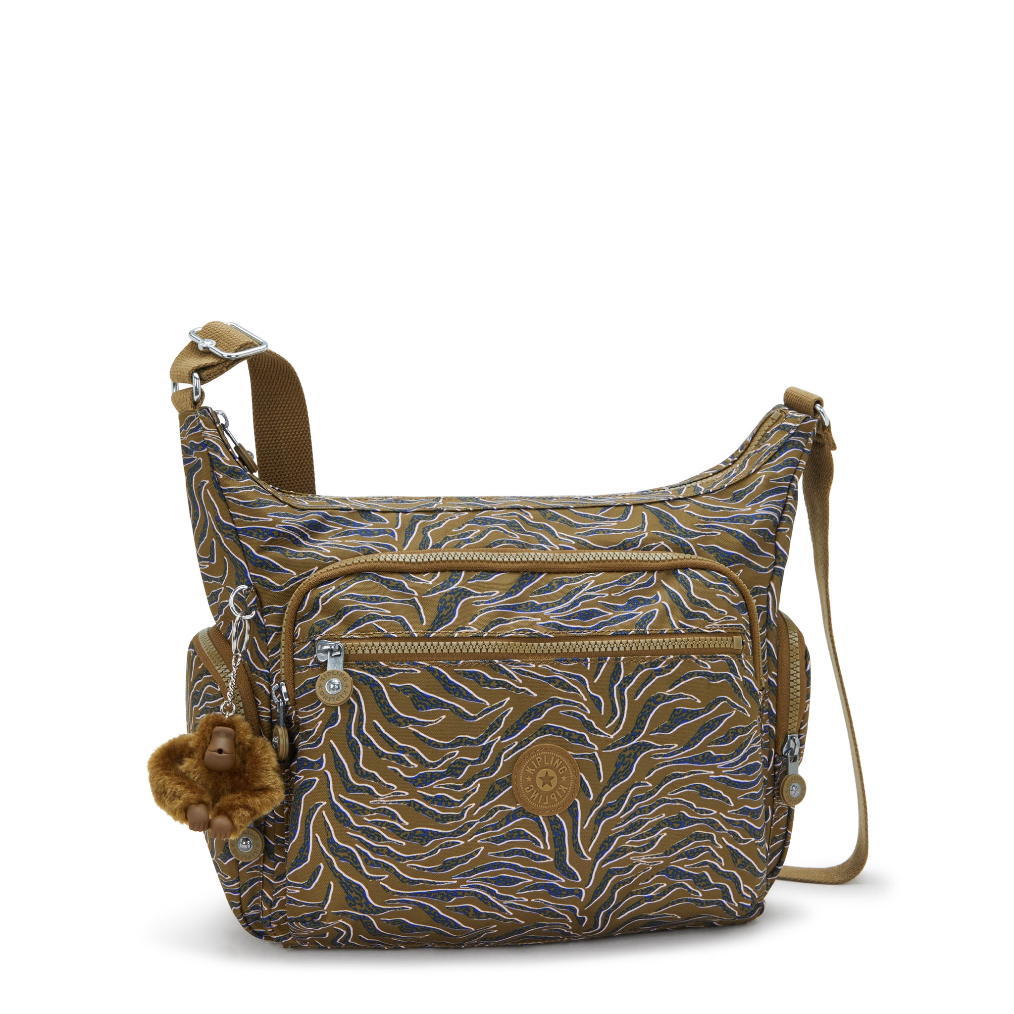 Kipling Gabbie Undersea Leaves Crossbody Bag I3186-1PR
