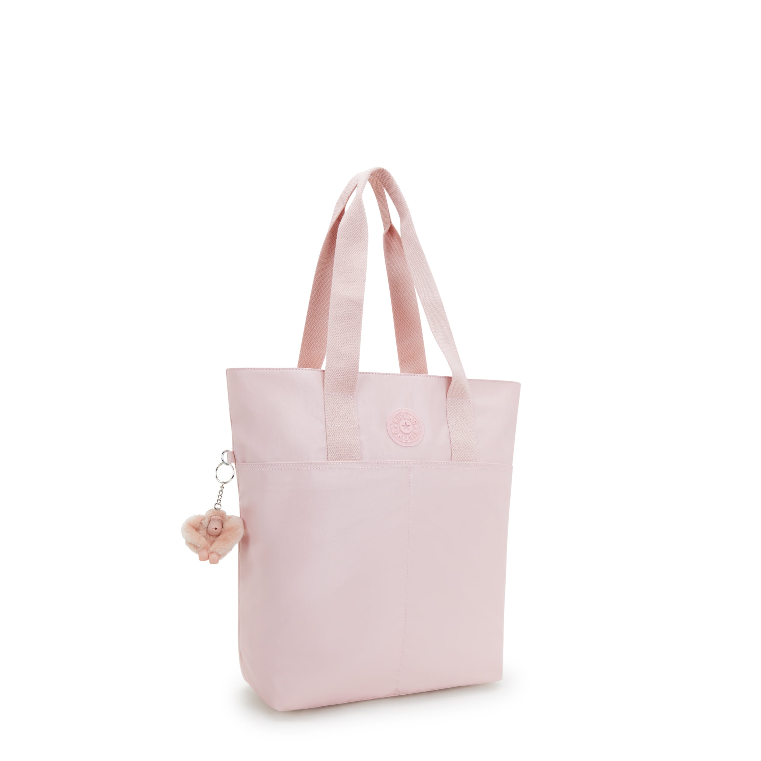 Kipling Hanifa Pink Shine Tote Bag I3272-3DZ