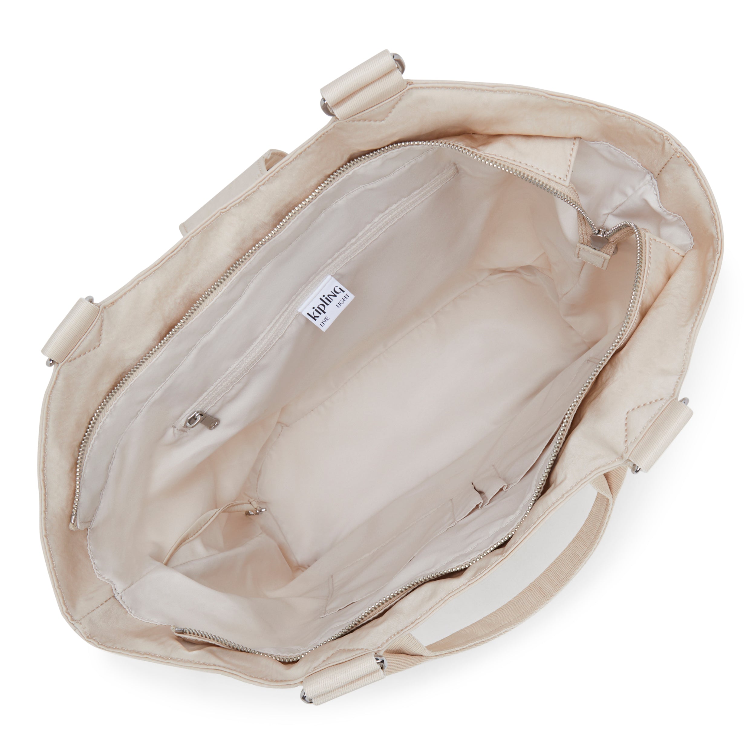 Kipling Recicely Beige Spice Tote Bag I3286-26J