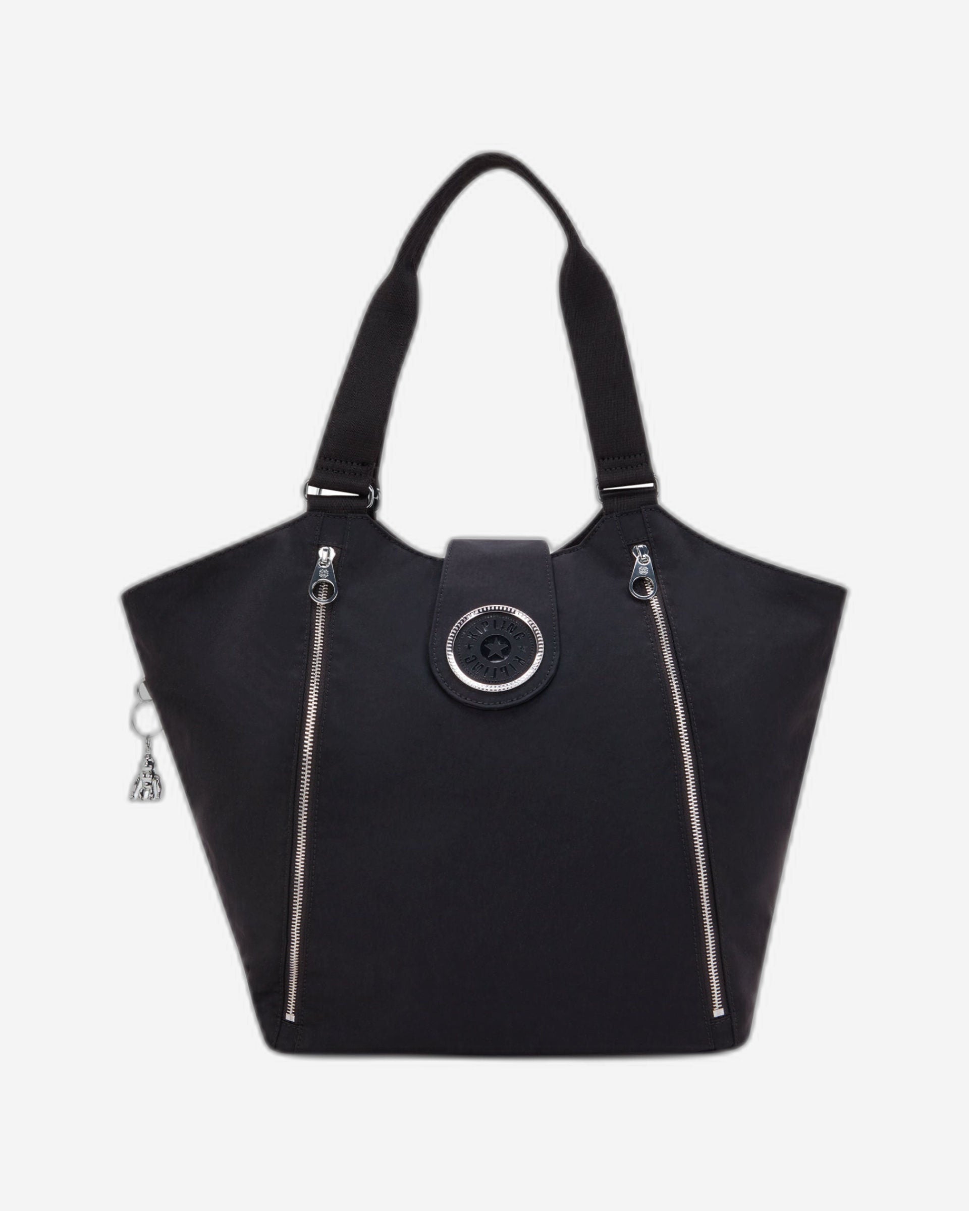 Kipling Recicely Black Spice Medium Tote with Zipped & Magnetic Closure I3286-5JB
