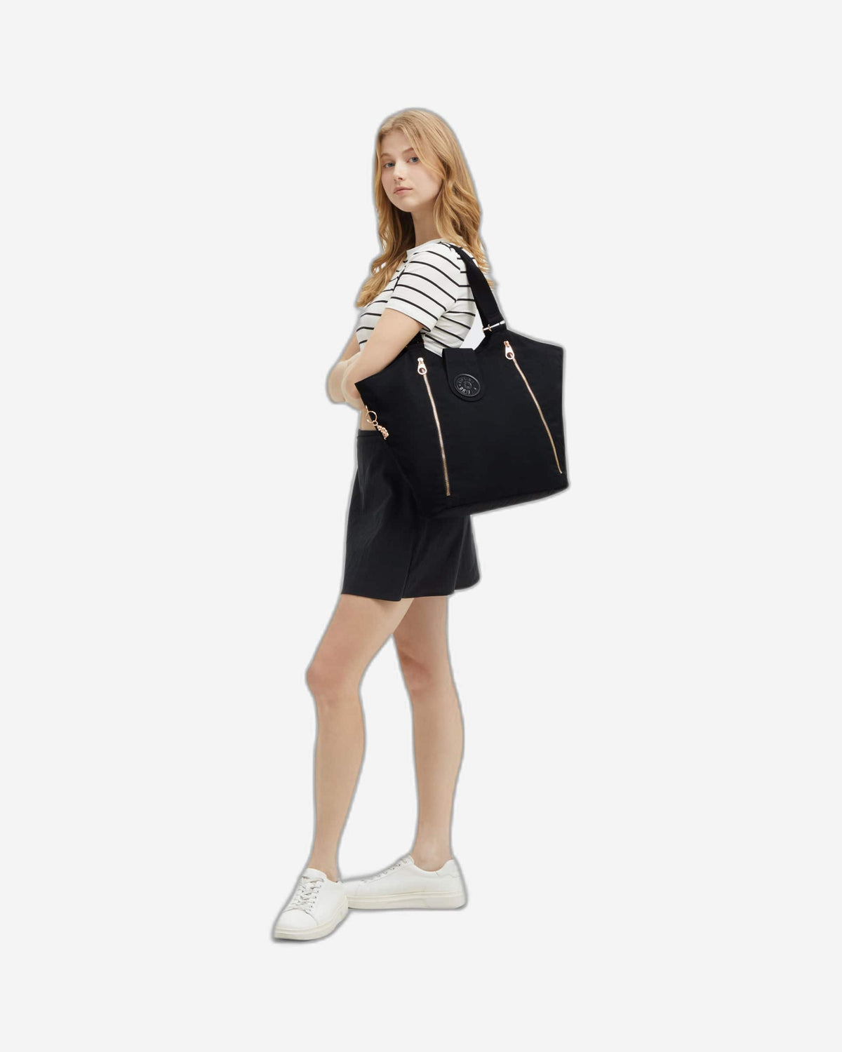 Kipling Recicely Blck Rose Spice Medium Tote I3286-62Q