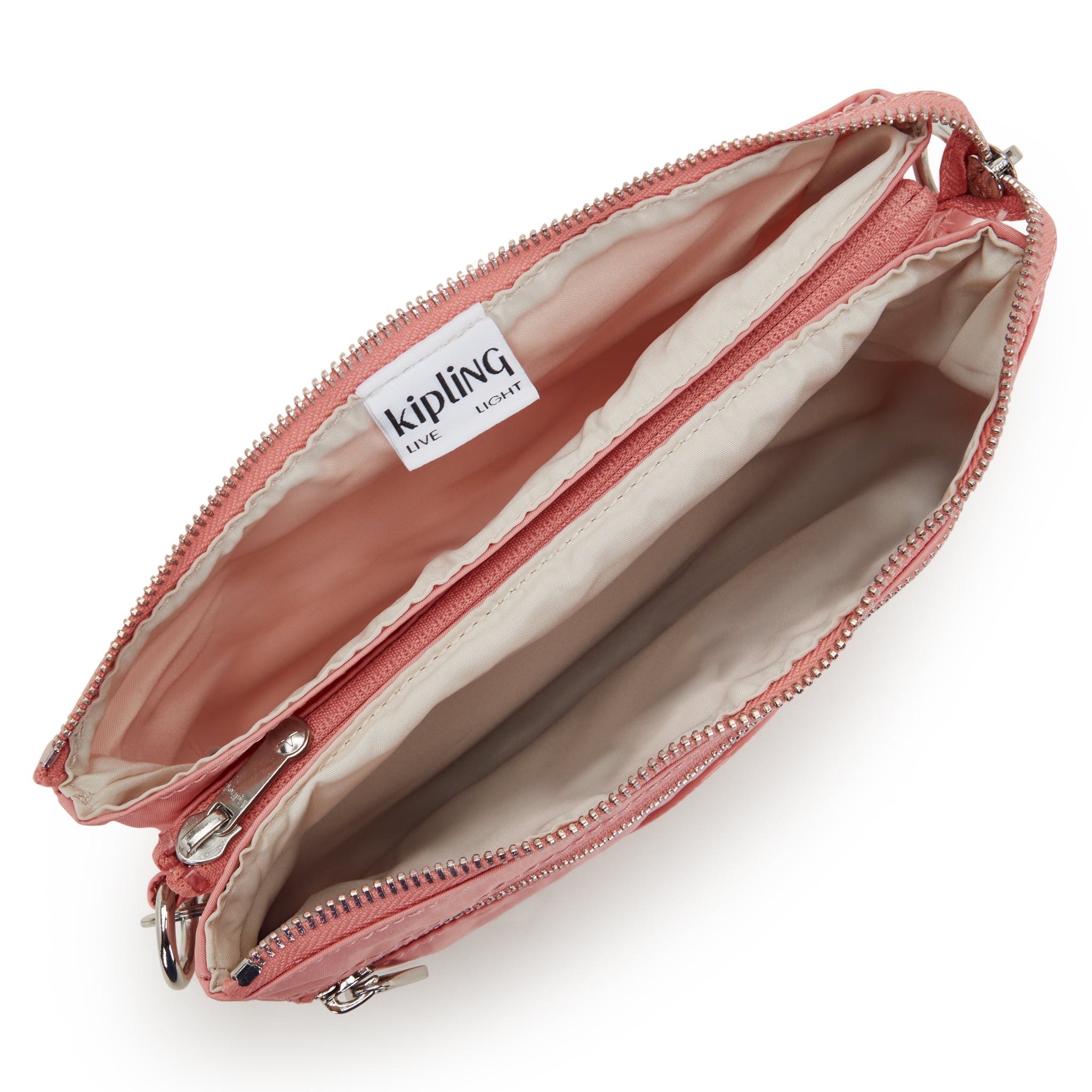 Kipling Riri Zip Rose Spice Crossbody Bag I3302-28N