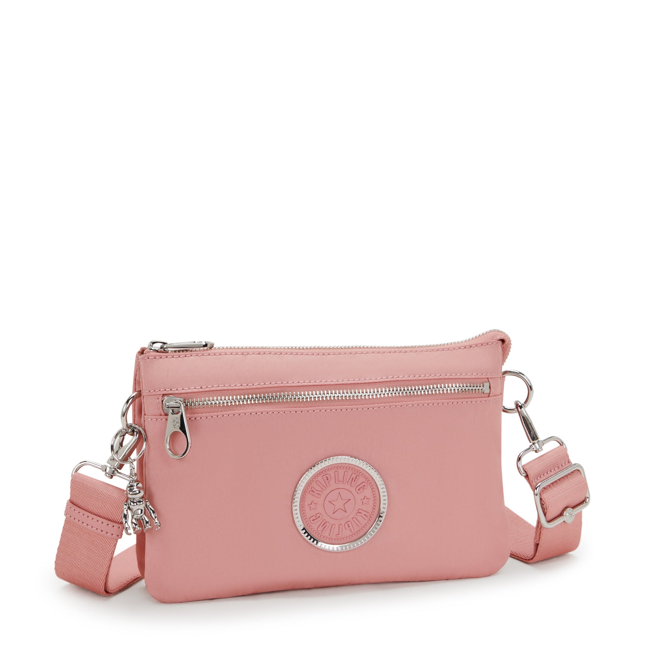 Kipling Riri Zip Rose Spice Crossbody Bag I3302-28N