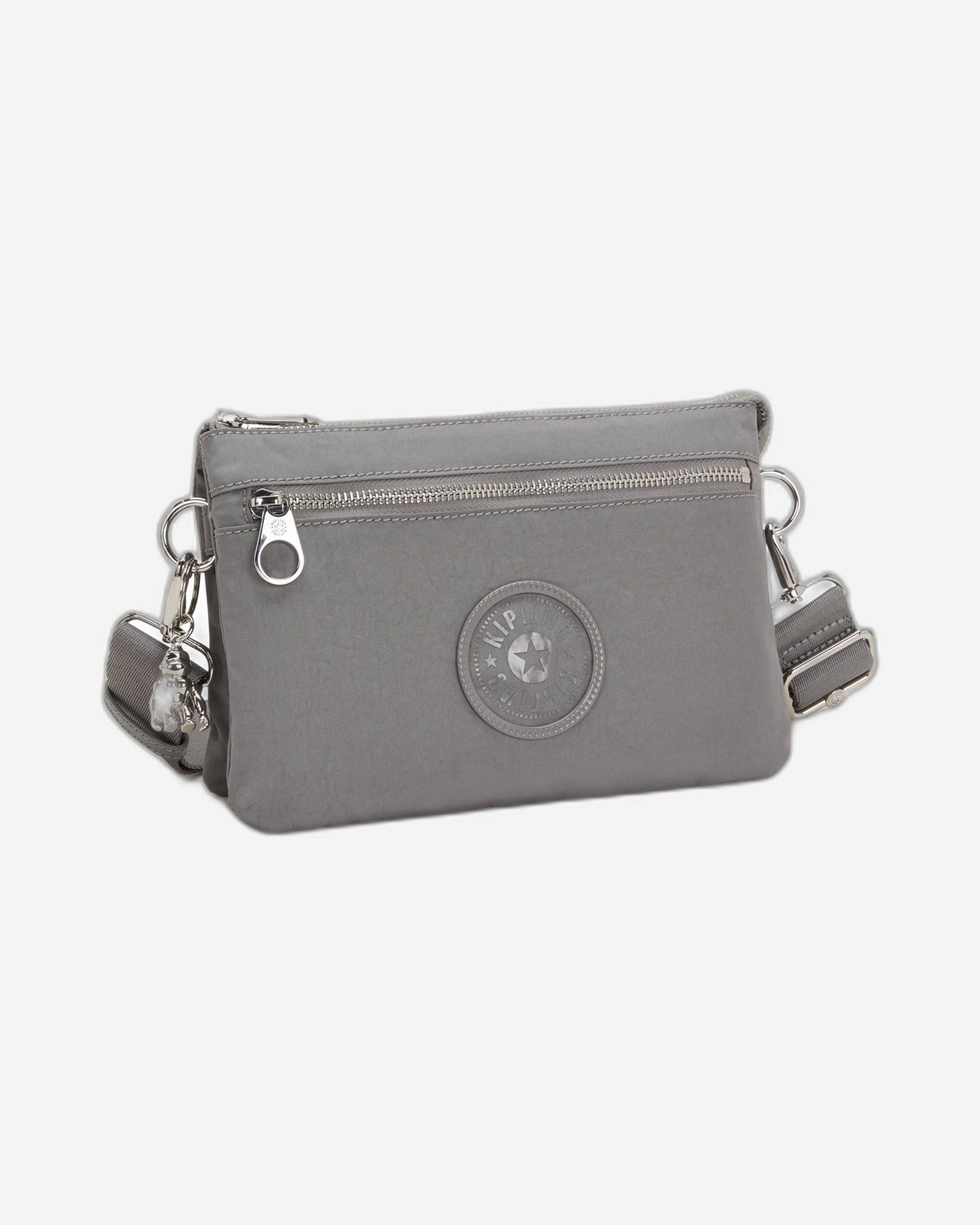 Kipling Riri Zip Grey Spice Small Crossbody (with Removable Shoulderstrap) I3302-4GV