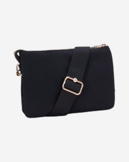Kipling Riri Zip Blck Rose Spice Crossbody Bag I3302-62Q