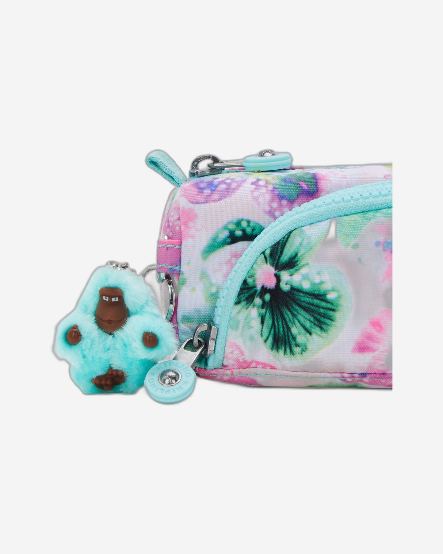 Kipling Cute Aqua Blossom Medium Pencase C2I3330-7EC