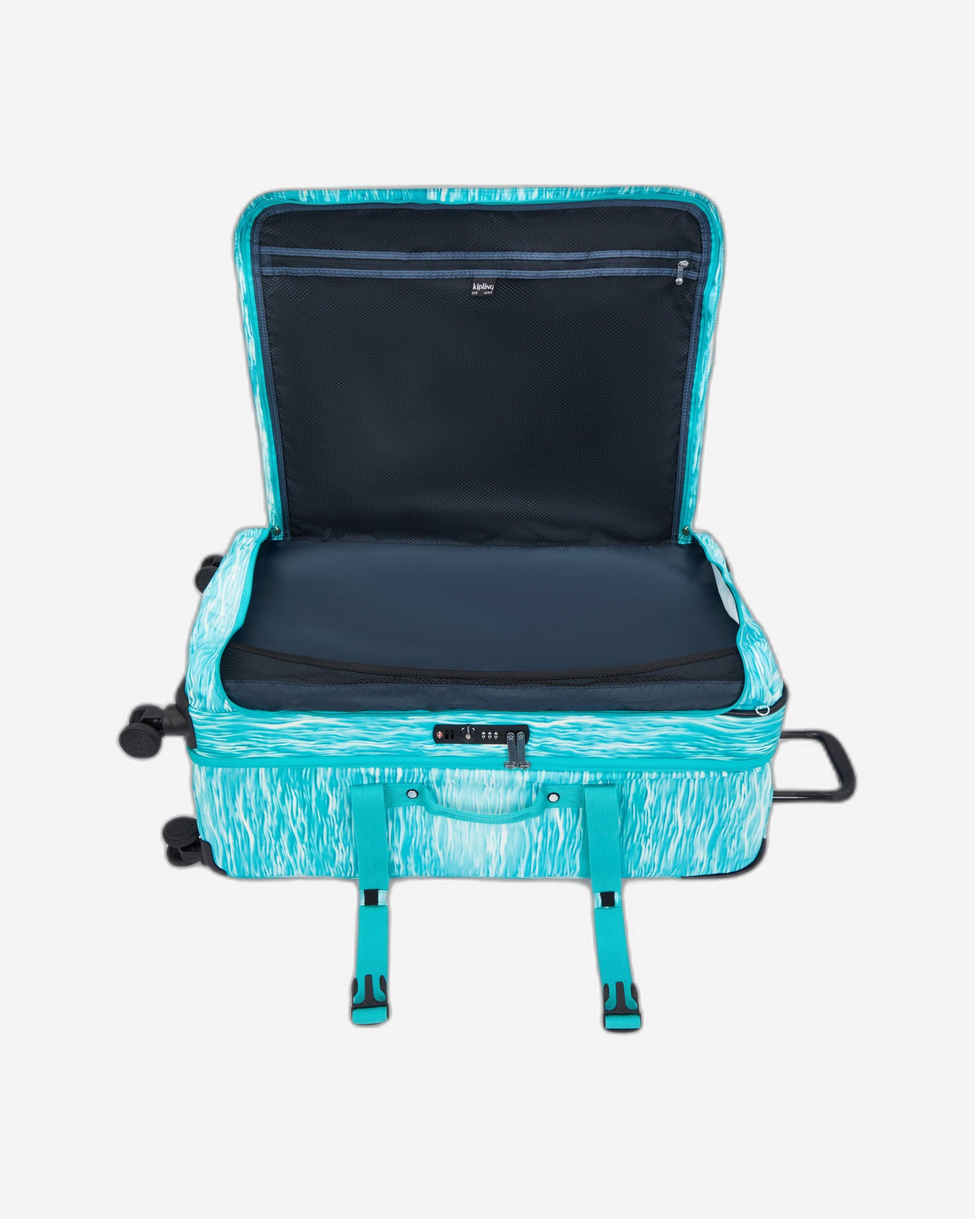 Kipling Spontaneous L Aqua Pool Large Wheeled Luggage C2I3397-5MF