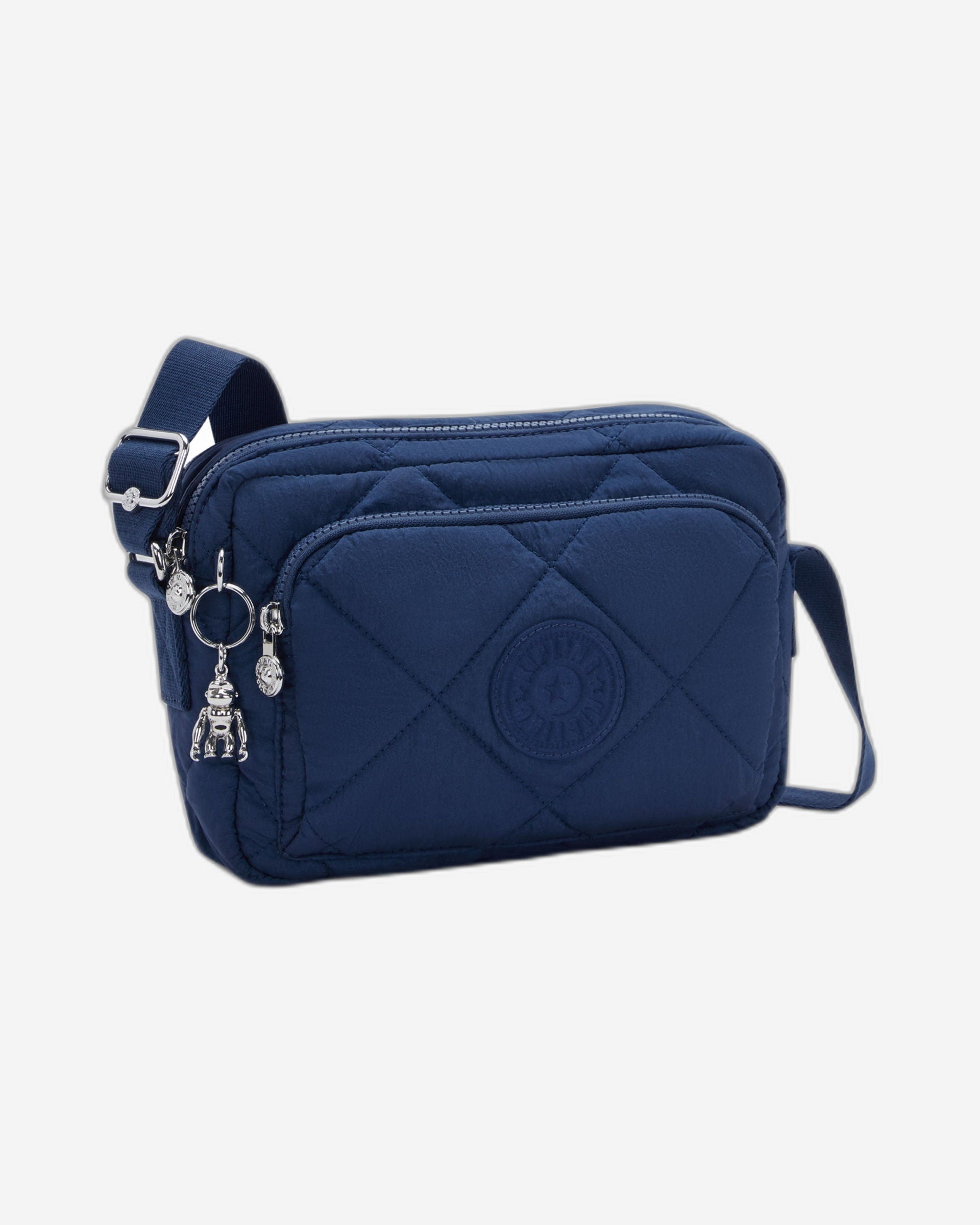 Kipling Abanu M Zip Airy Blue Ql Crossbody Bag I3440-93U