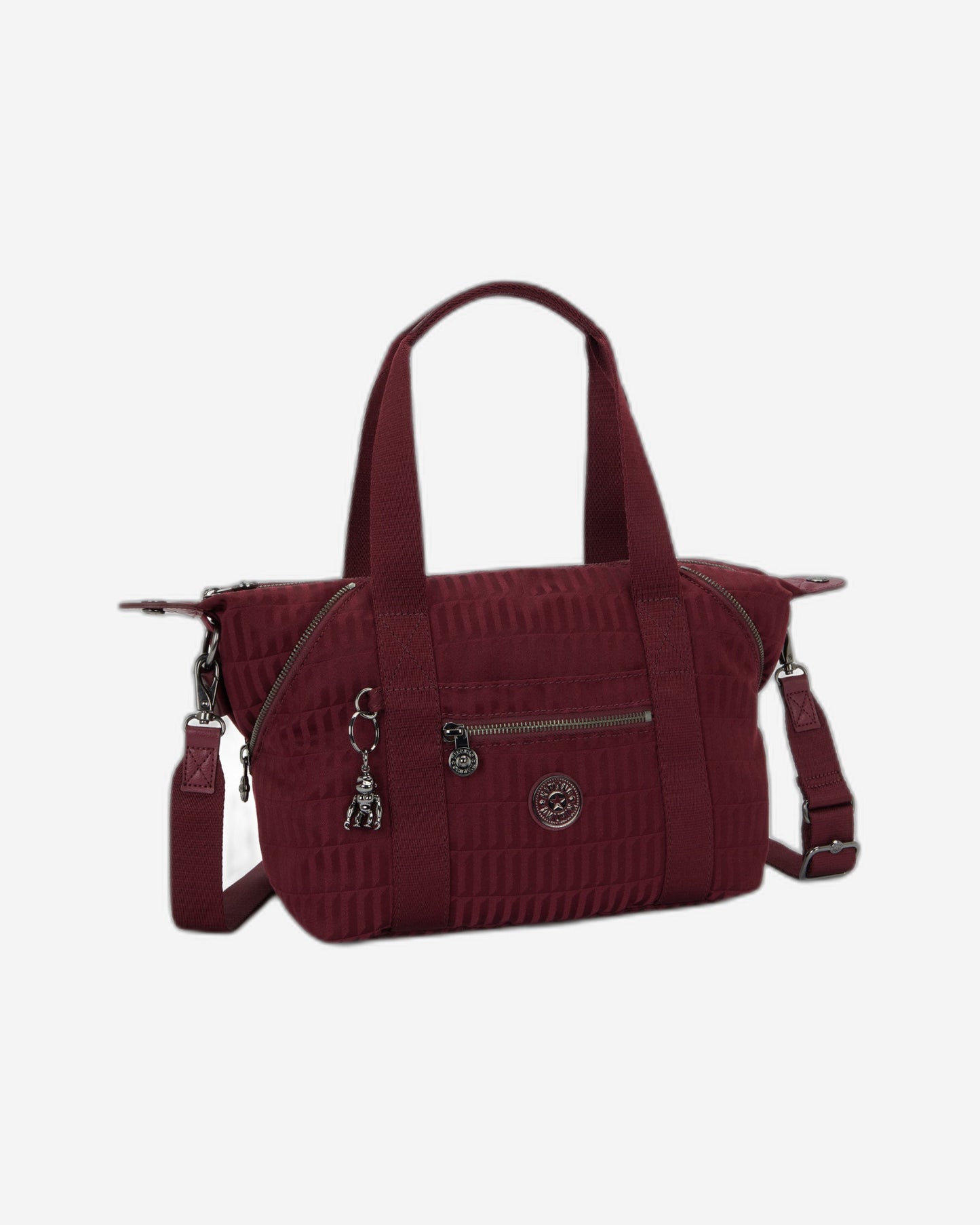 Kipling Art Mini Maroon Tile Jq Small handbag (with removable shoulderstrap) I3468-9HX