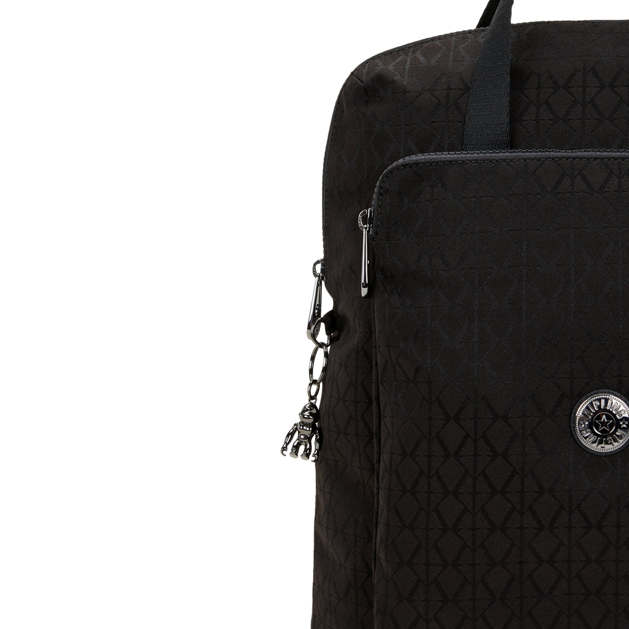 Kipling Kazuki Black Sign Jq Backpack I3507-Y12