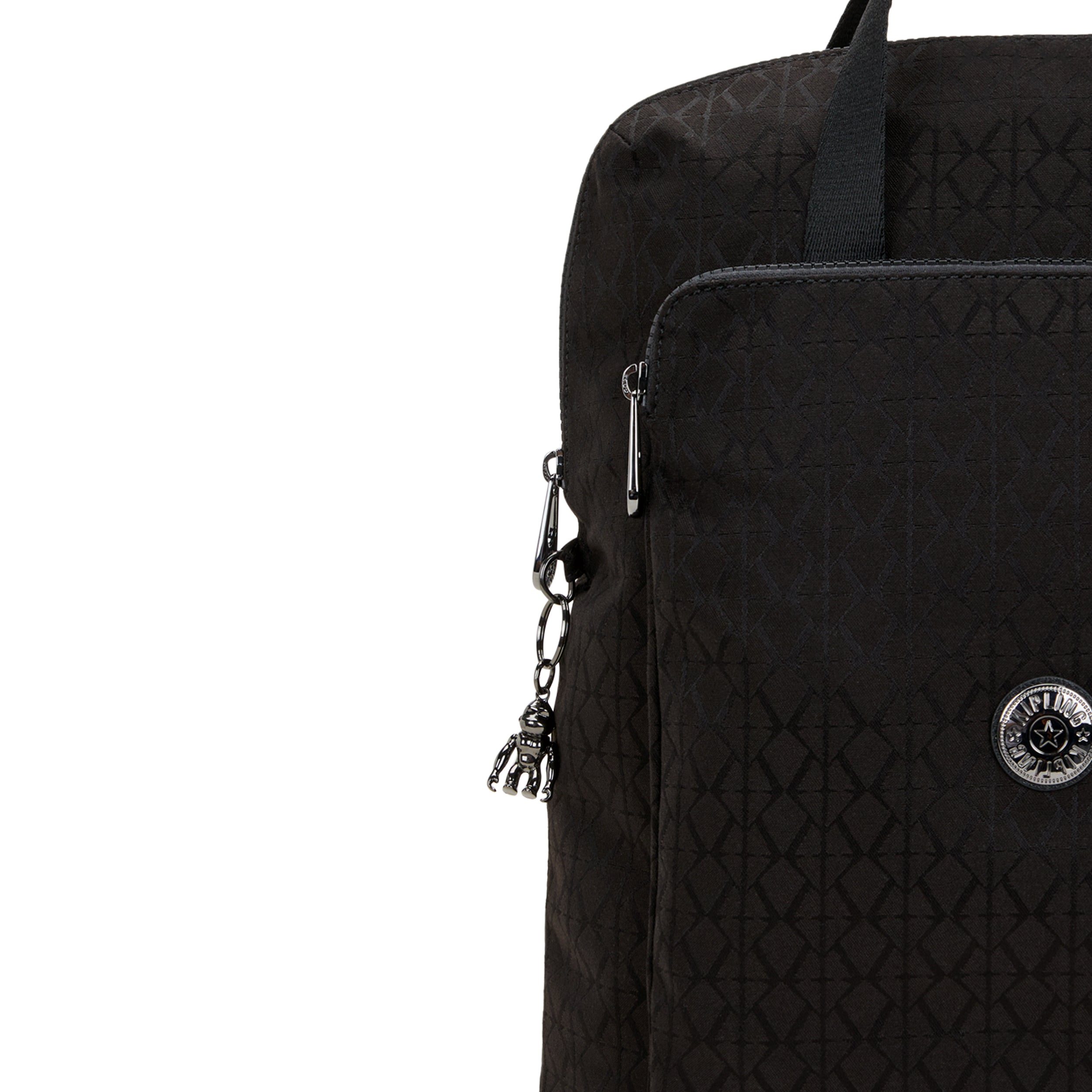 Kipling Kazuki Black Sign Jq Backpack I3507-Y12