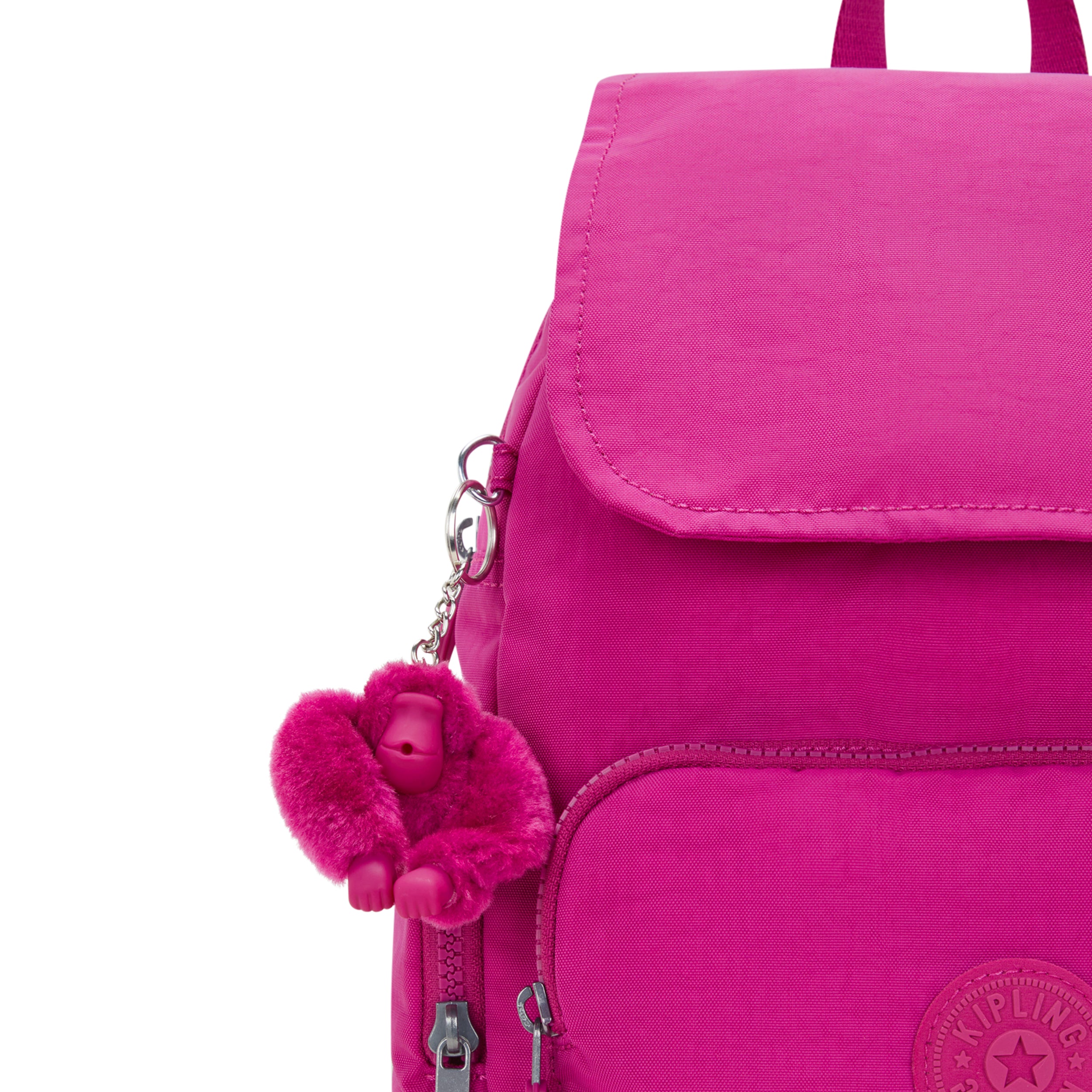 Kipling City Zip S Glowing Fuchsia Backpack I3523-3KU