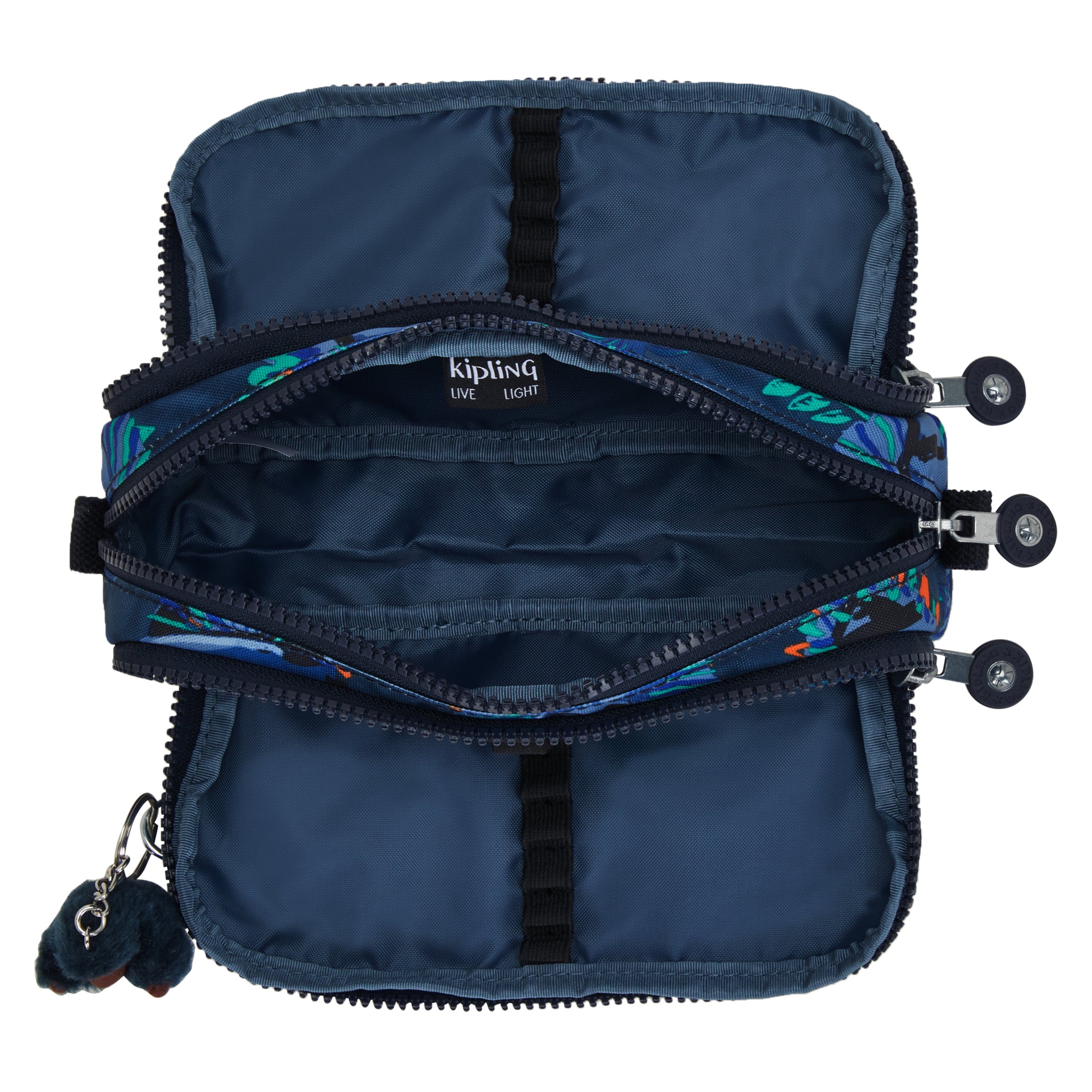 Kipling Gitroy Blue Monkey Fun Pen Case C2I3560-8HJ