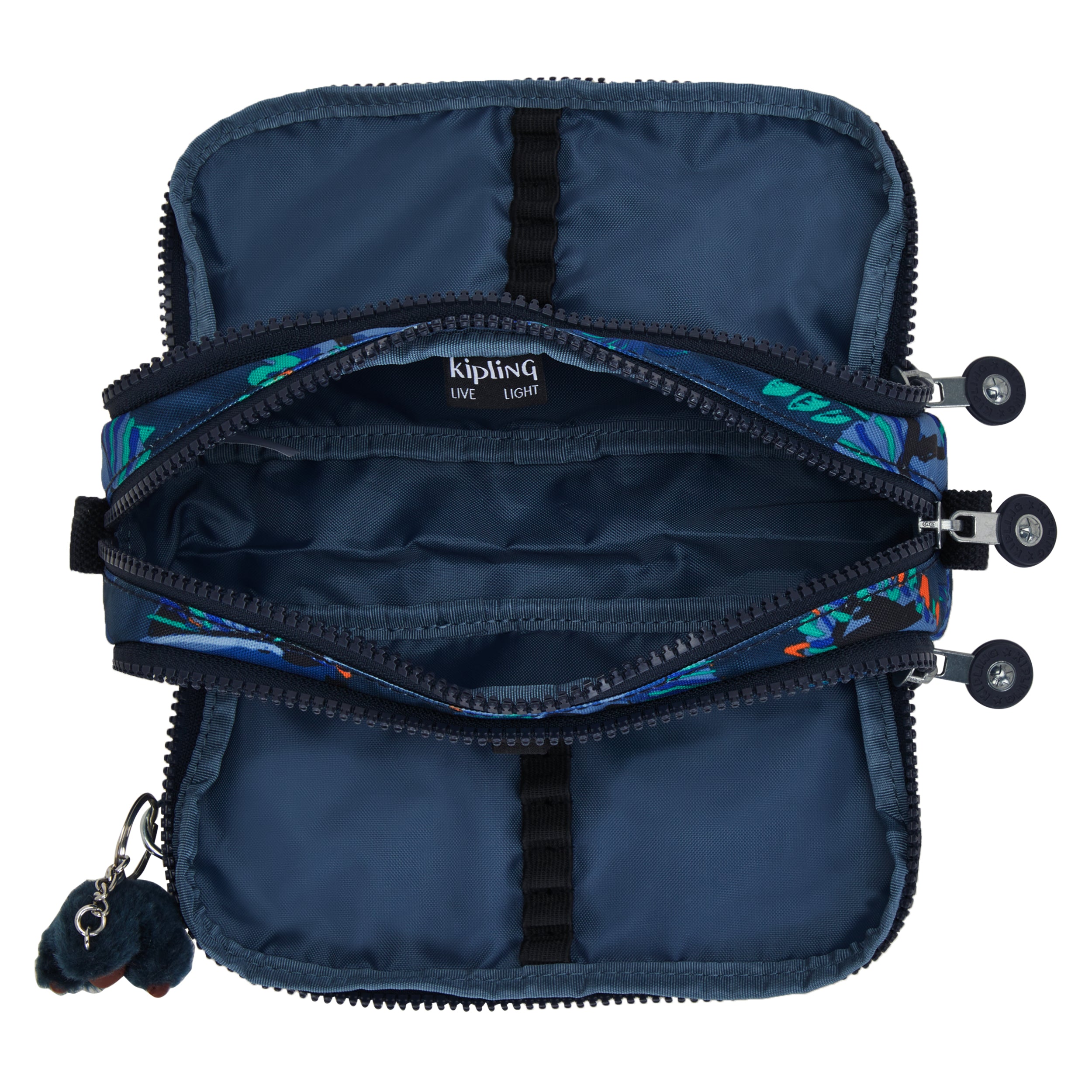 Kipling Gitroy Blue Monkey Fun Pen Case C2I3560-8HJ