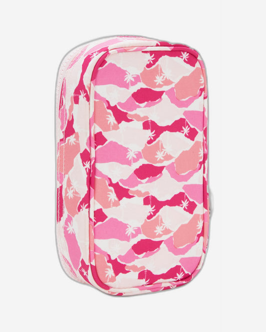 Kipling 50 Pens Pink Palm Medium Pencase I3707-1BV