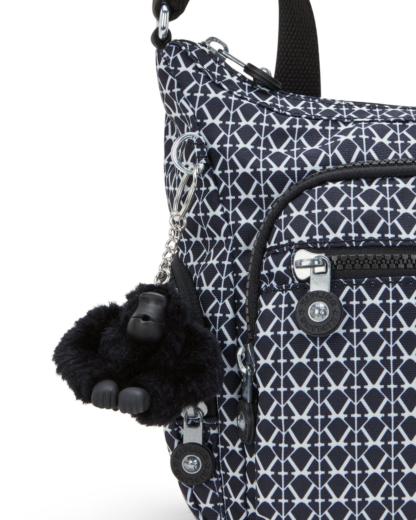 Kipling Gabbie S Signature Print Medium Crossbody Bag I3759-DD2