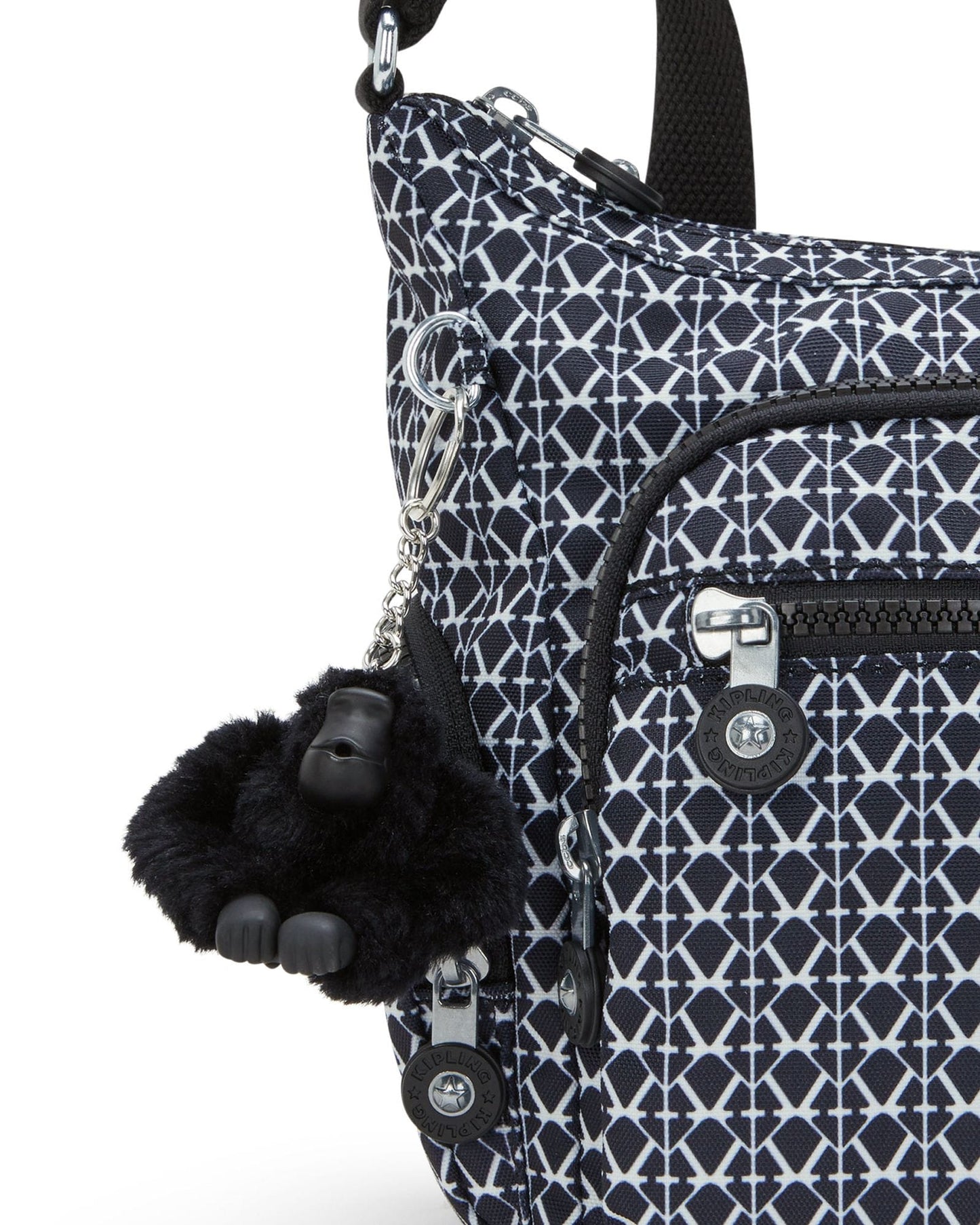 Kipling Gabbie S Signature Print Medium Crossbody Bag I3759-DD2