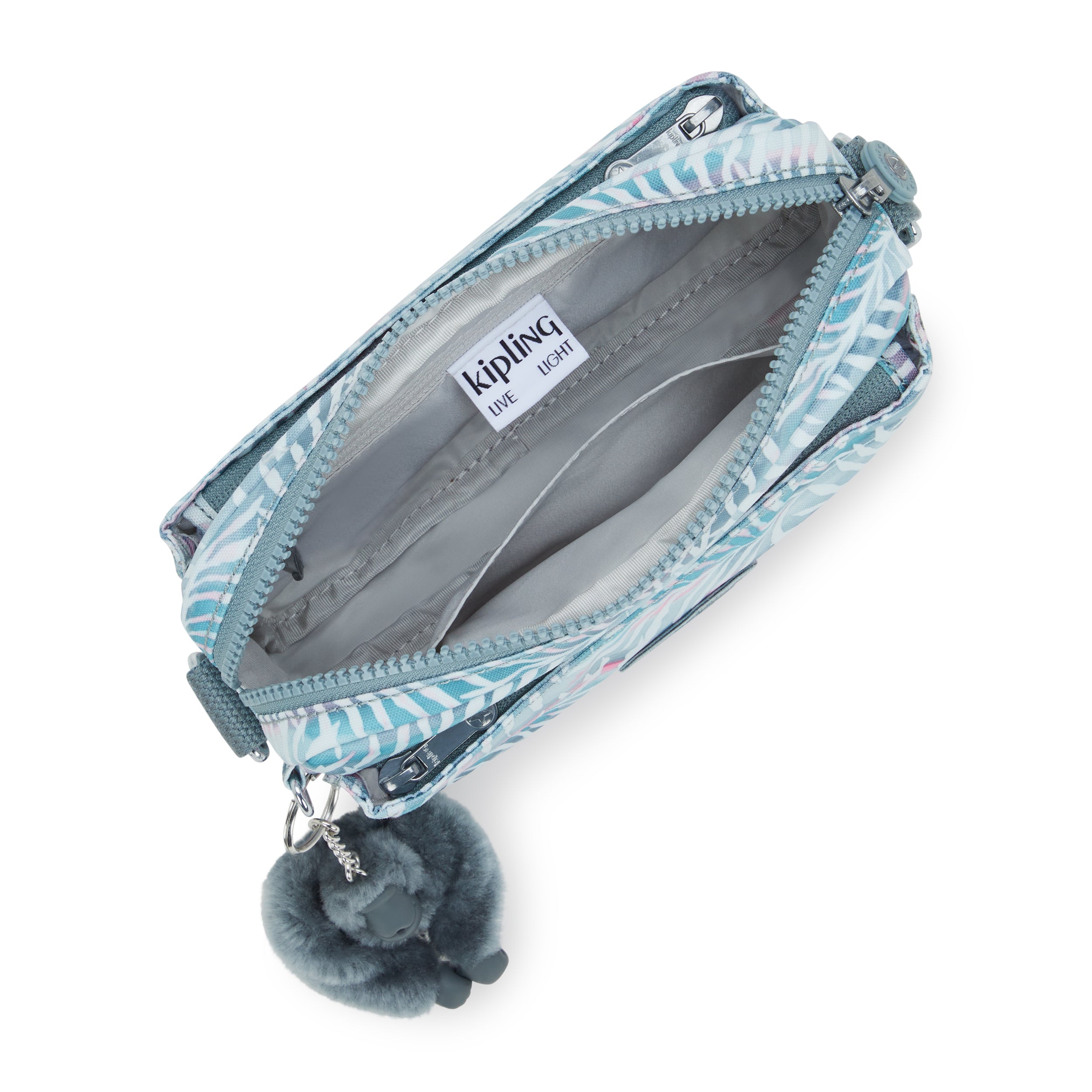 Kipling Abanu Palmtree Leaves Crossbody Bag I3942-3QN