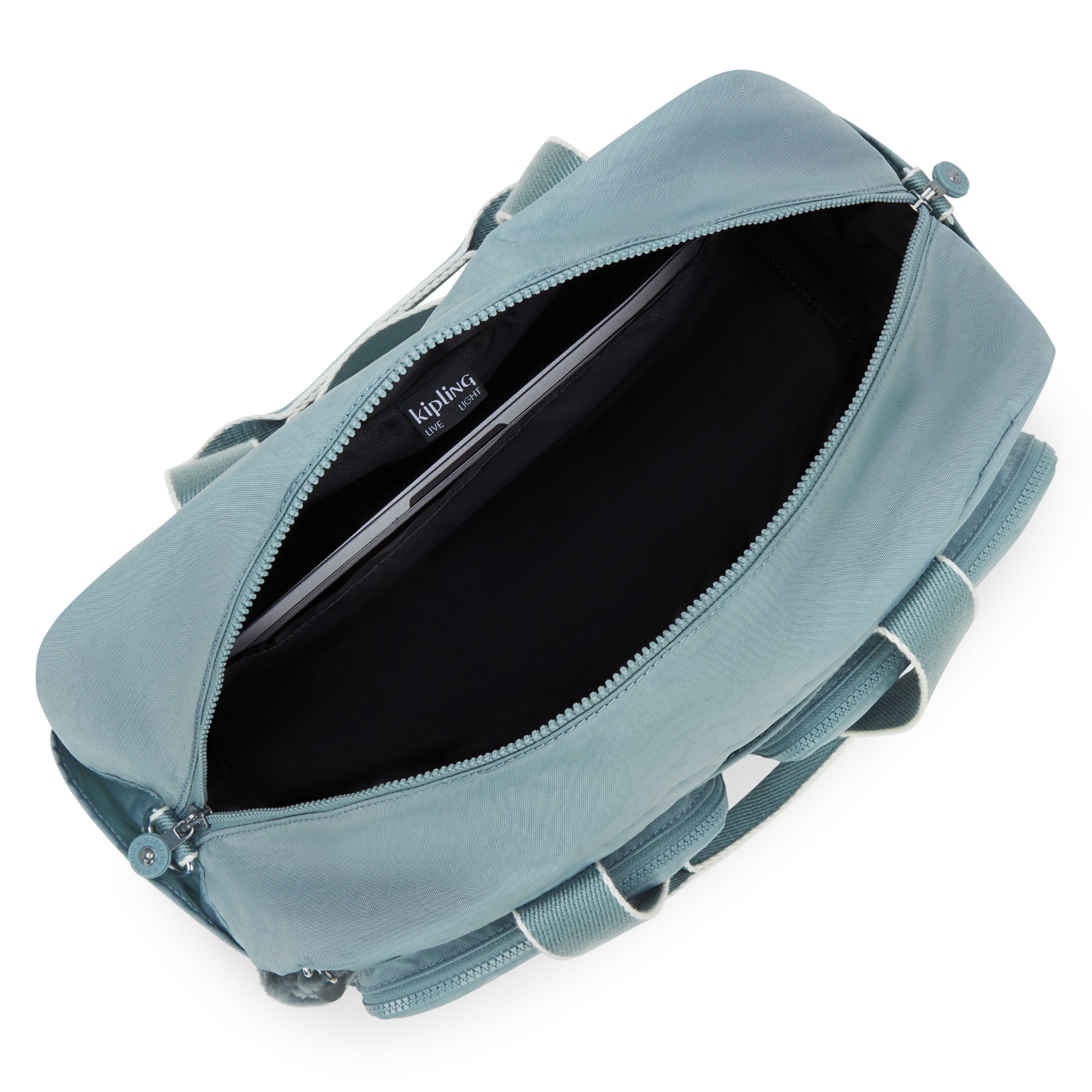 Kipling Defea XL Relaxed Grey Weekender Tote Bag I3958-3NL