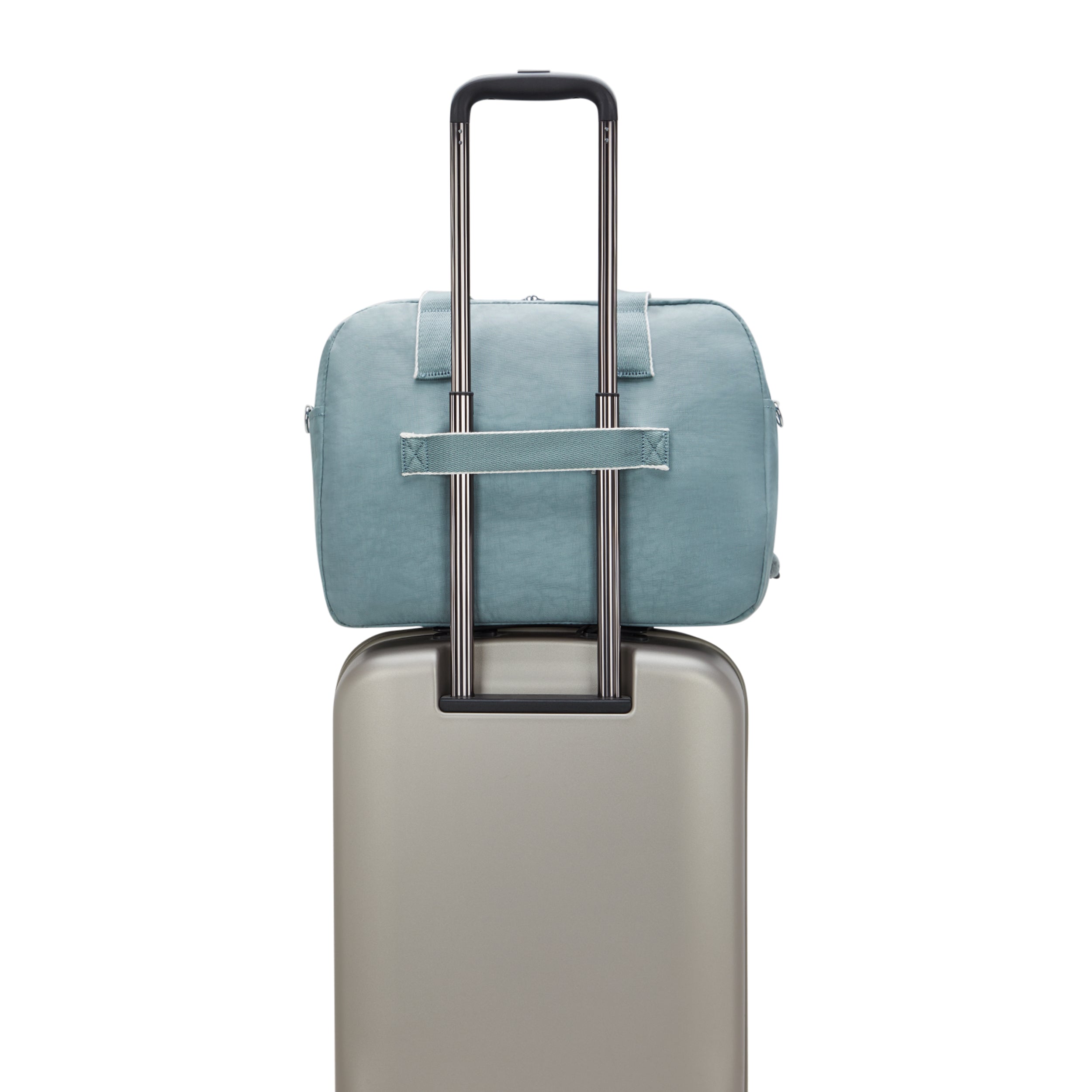 Kipling Defea XL Relaxed Grey Weekender Tote Bag I3958-3NL